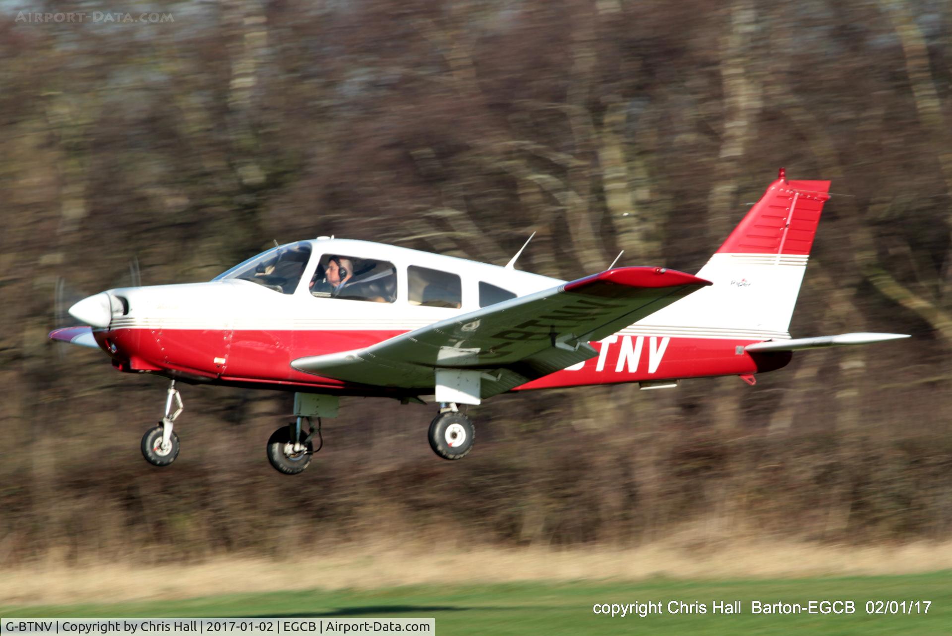 G-BTNV, 1978 Piper PA-28-161 Cherokee Warrior II C/N 28-7816590, at Barton