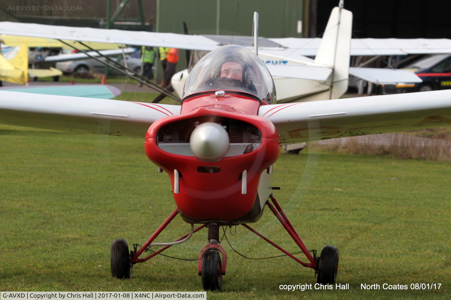 G-AVXD, 1967 Slingsby T.66 Nipper 3 C/N S109, at the Brass Monkey fly in, North Coates