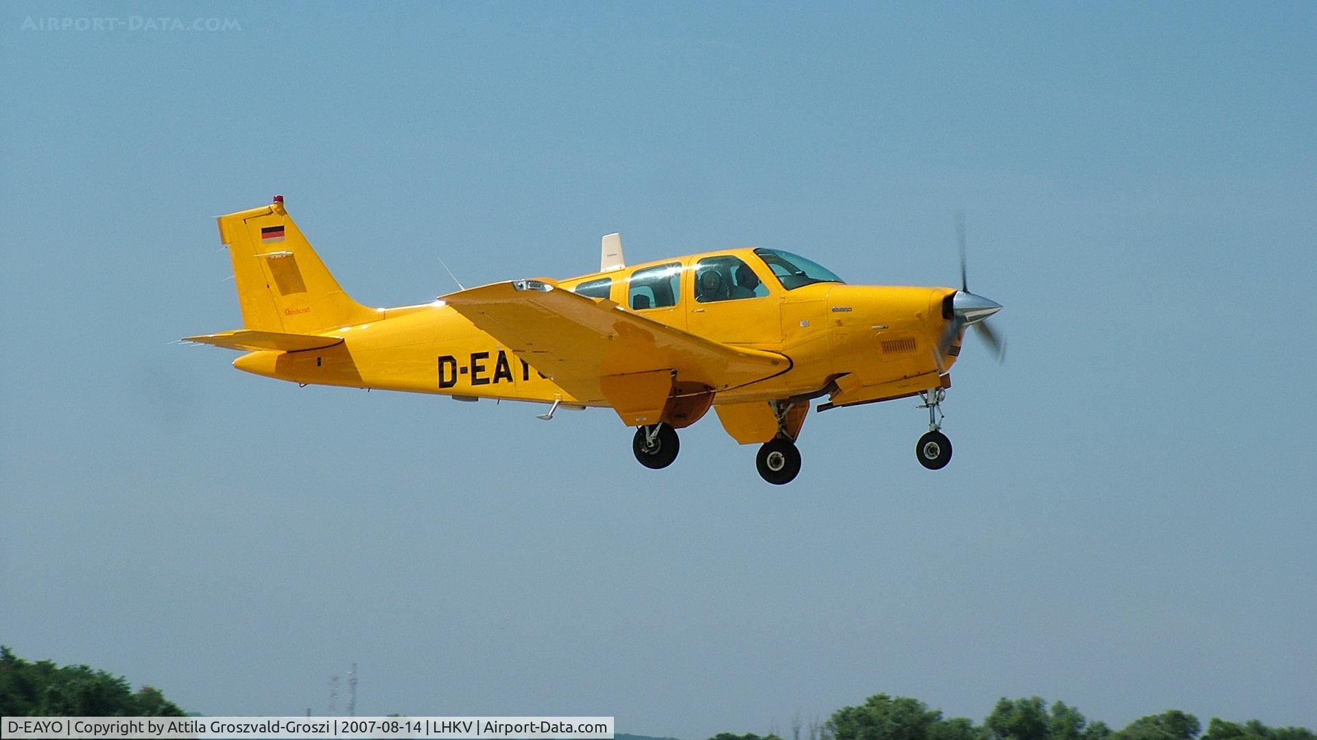 D-EAYO, 1991 Beech A36AT Bonanza 36 C/N E-2651, Kaposújlak Airport, Hungary