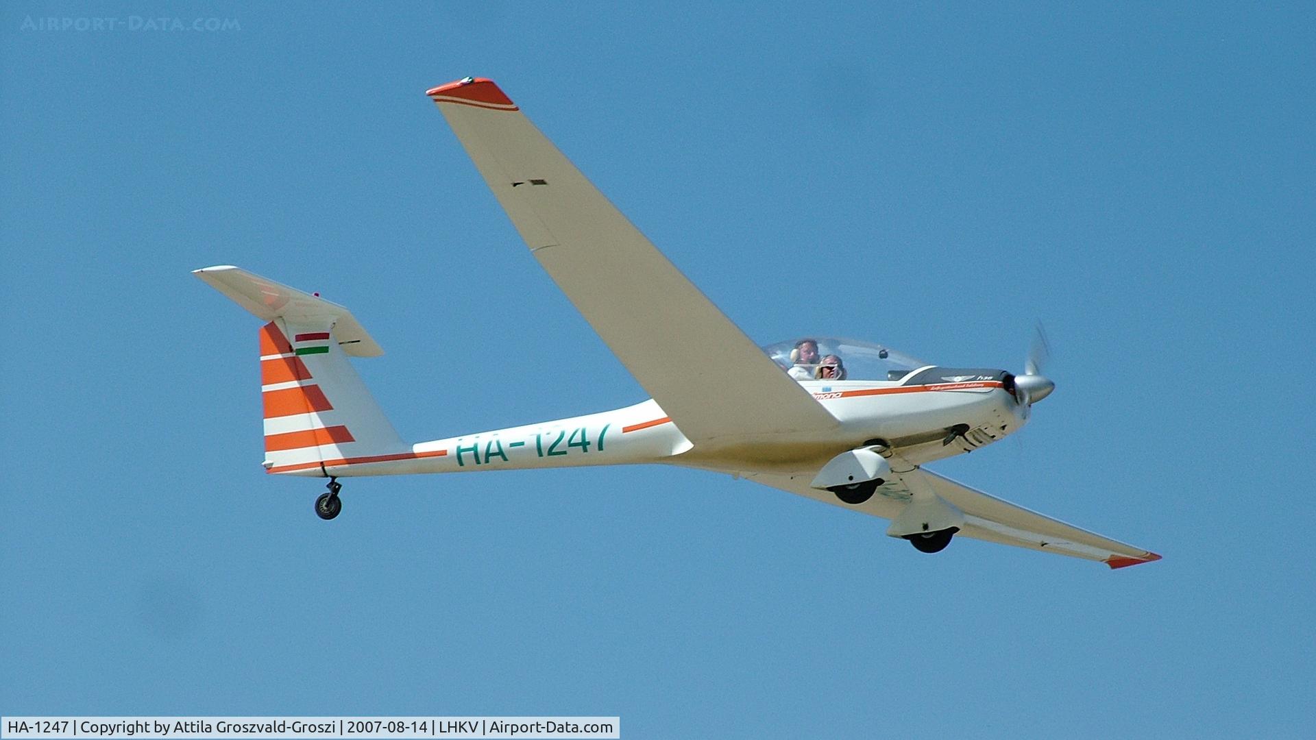 HA-1247, 1984 Hoffmann H-36 Dimona C/N 3631, Kaposújlak Airport, Hungary