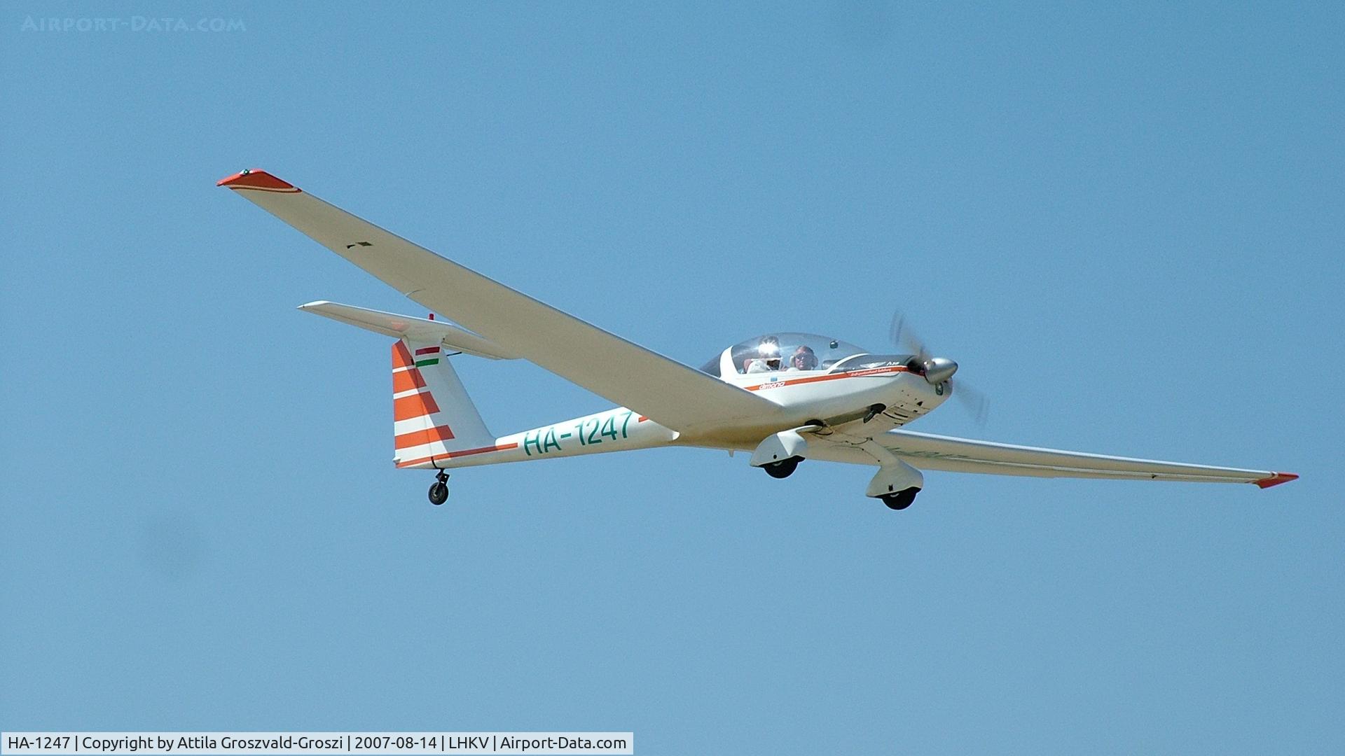 HA-1247, 1984 Hoffmann H-36 Dimona C/N 3631, Kaposújlak Airport, Hungary