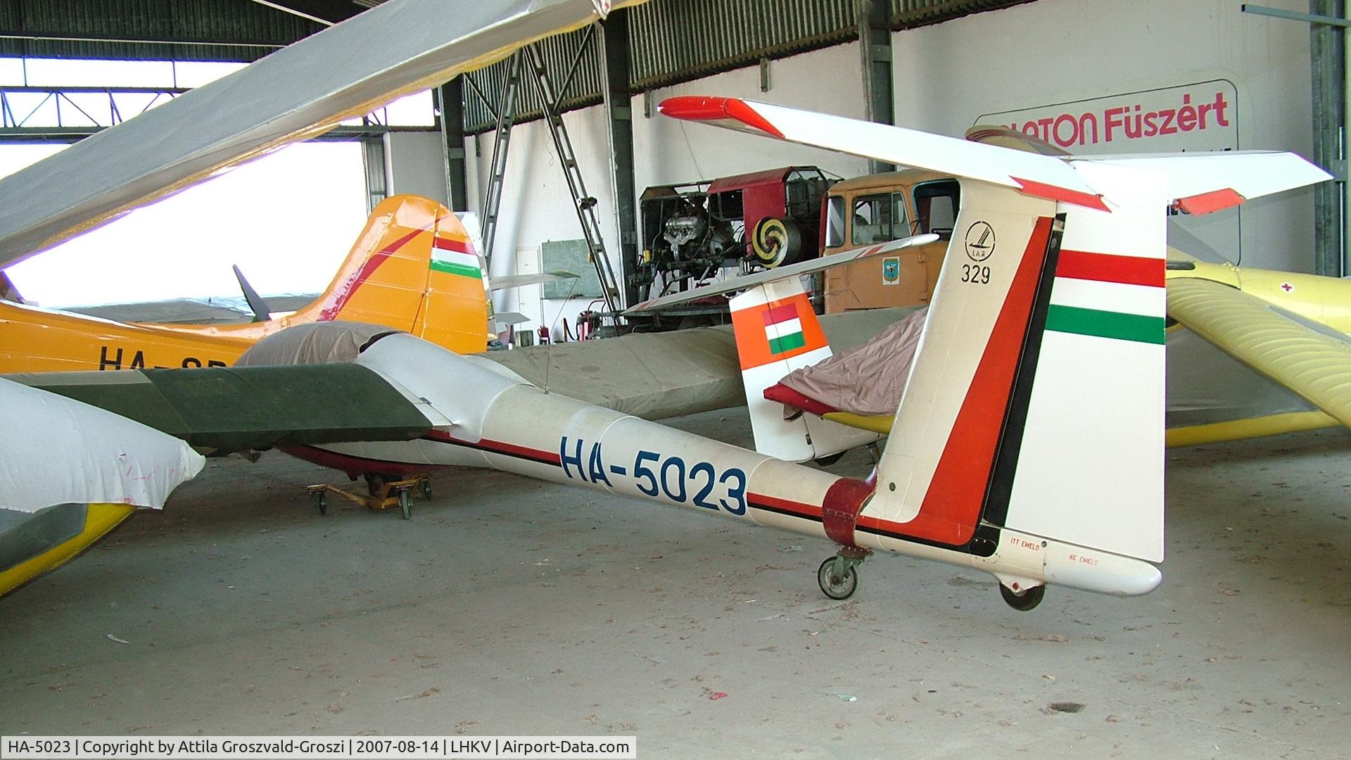 HA-5023, 1981 ICA-Brasov IS-28B2 C/N 329, Kaposújlak Airport, Hungary