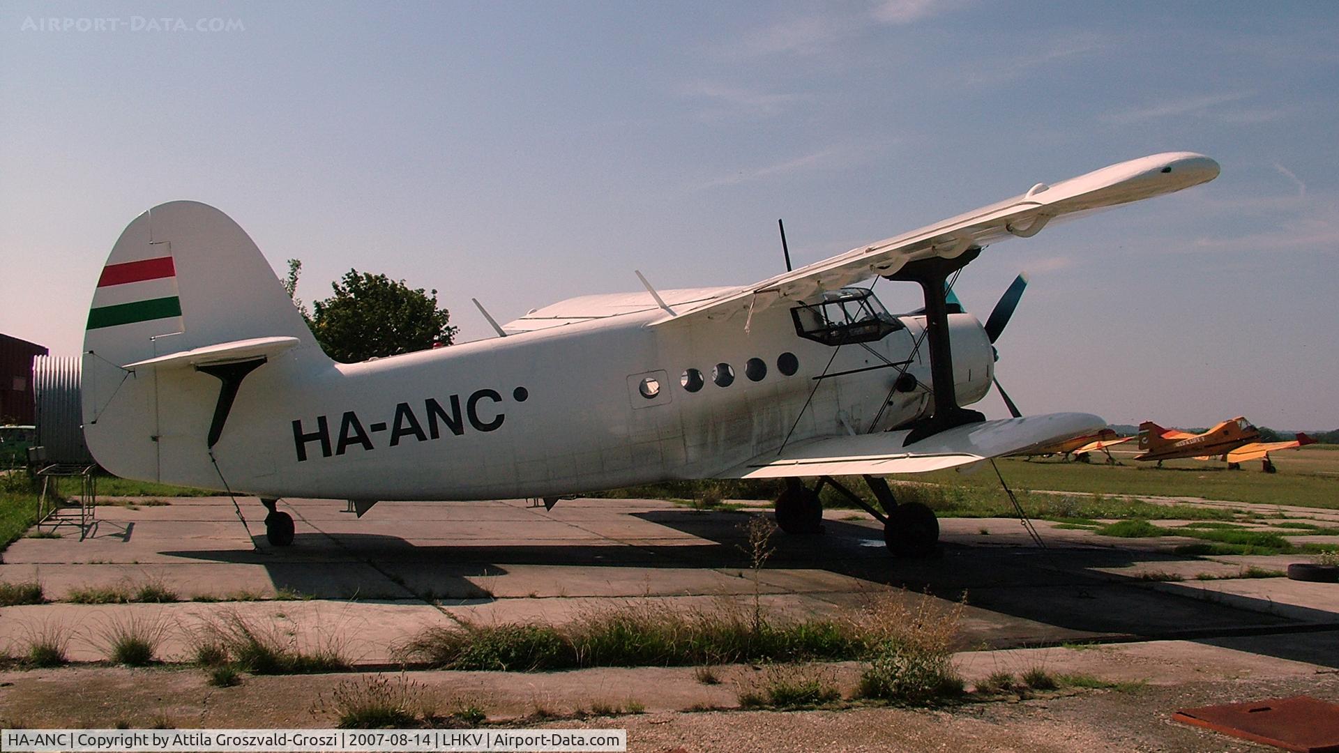 HA-ANC, 1962 Antonov An-2T C/N 1G27-21, Kaposújlak Airport, Hungary