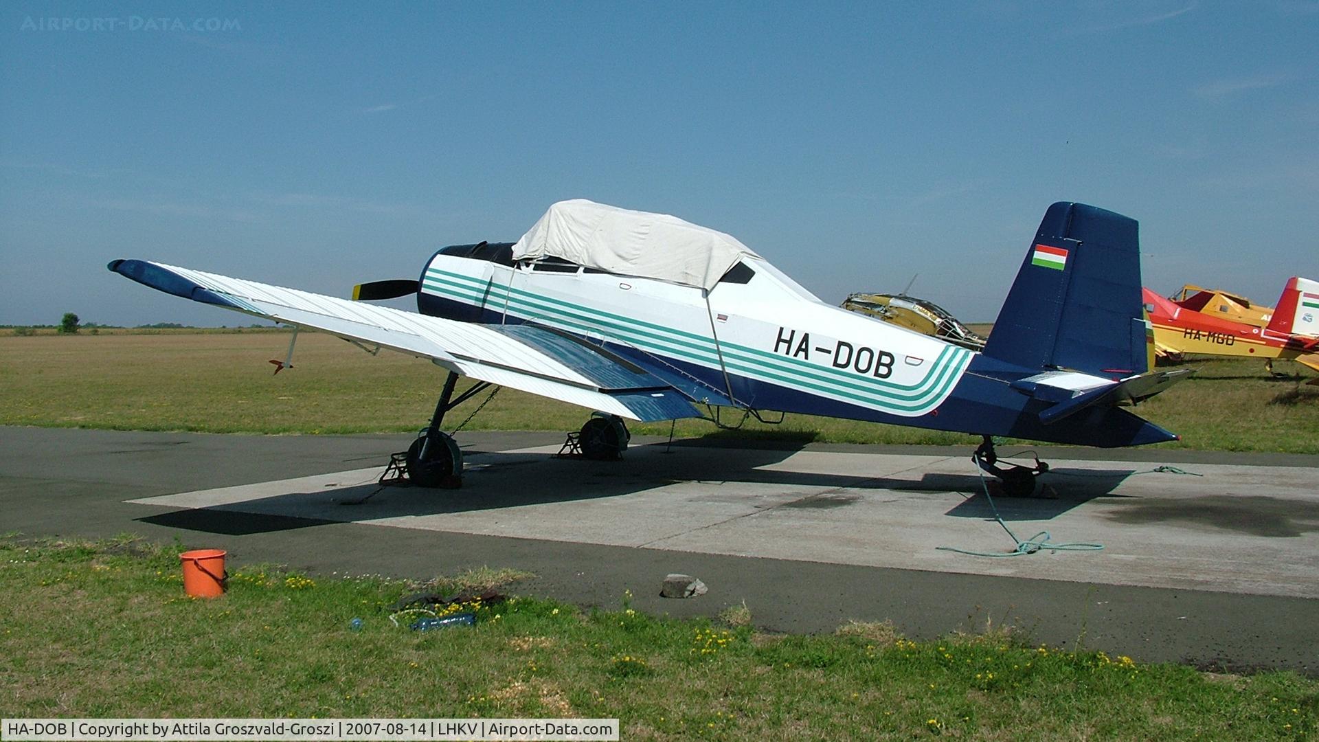 HA-DOB, 1972 Let Z-37A-2 Cmelak Parka C/N 16-02, Kaposújlak Airport, Hungary