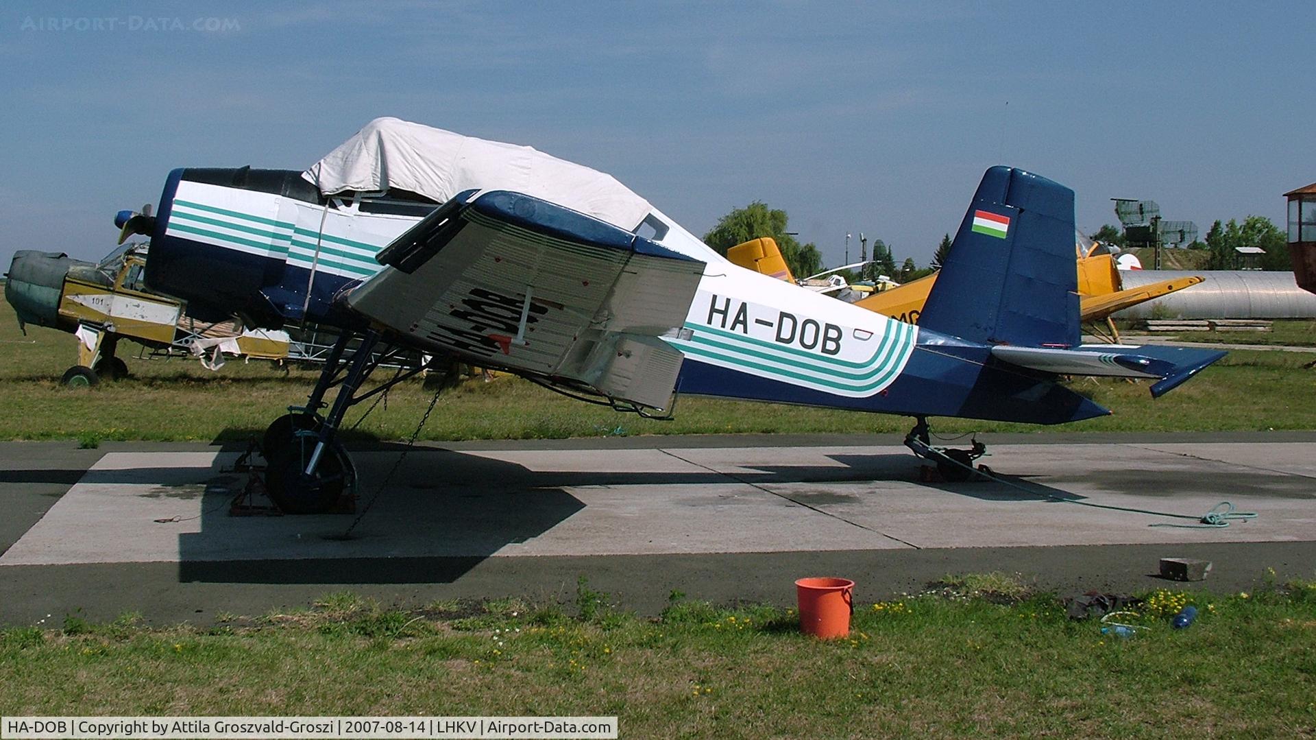 HA-DOB, 1972 Let Z-37A-2 Cmelak Parka C/N 16-02, Kaposújlak Airport, Hungary