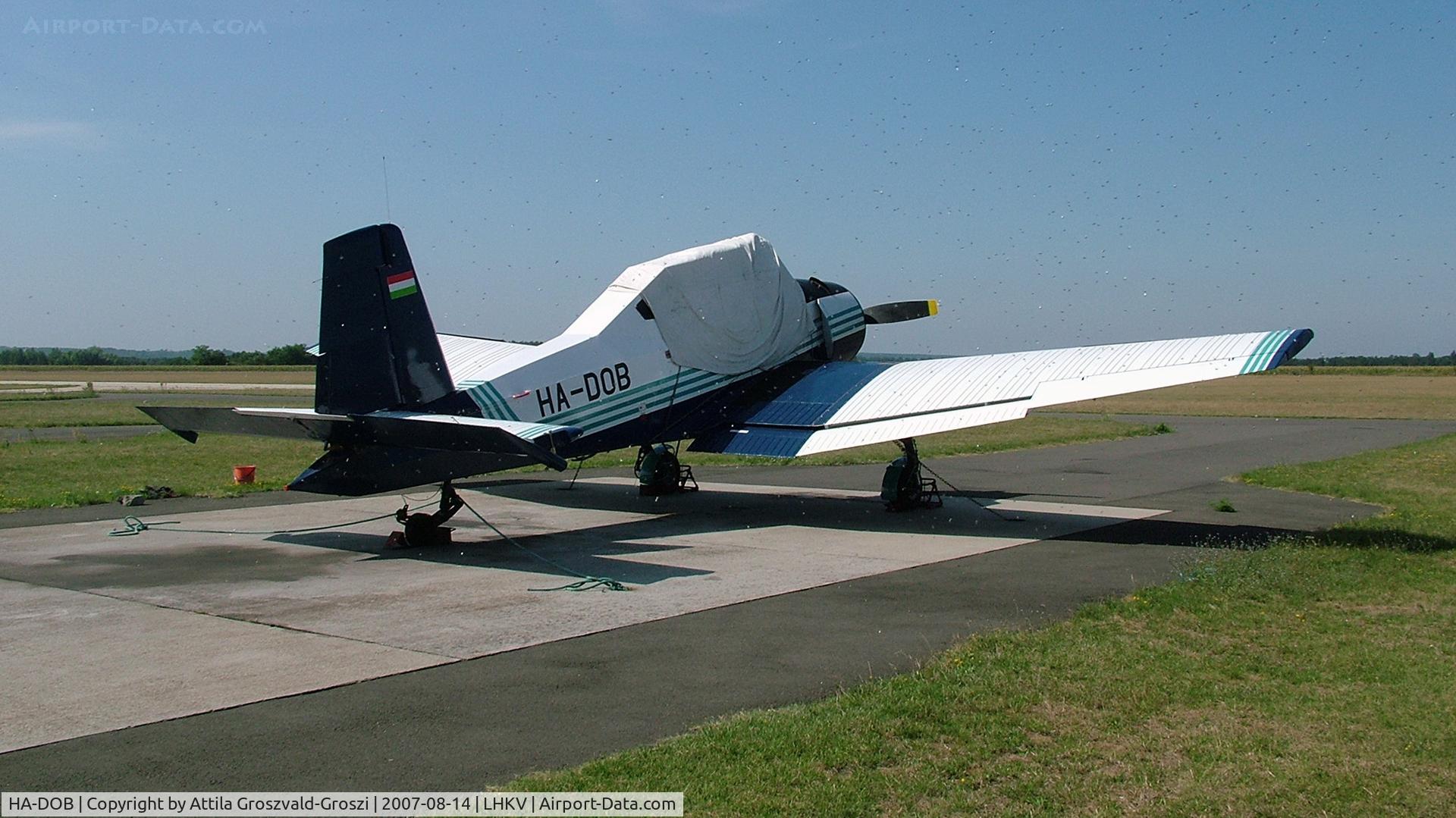 HA-DOB, 1972 Let Z-37A-2 Cmelak Parka C/N 16-02, Kaposújlak Airport, Hungary