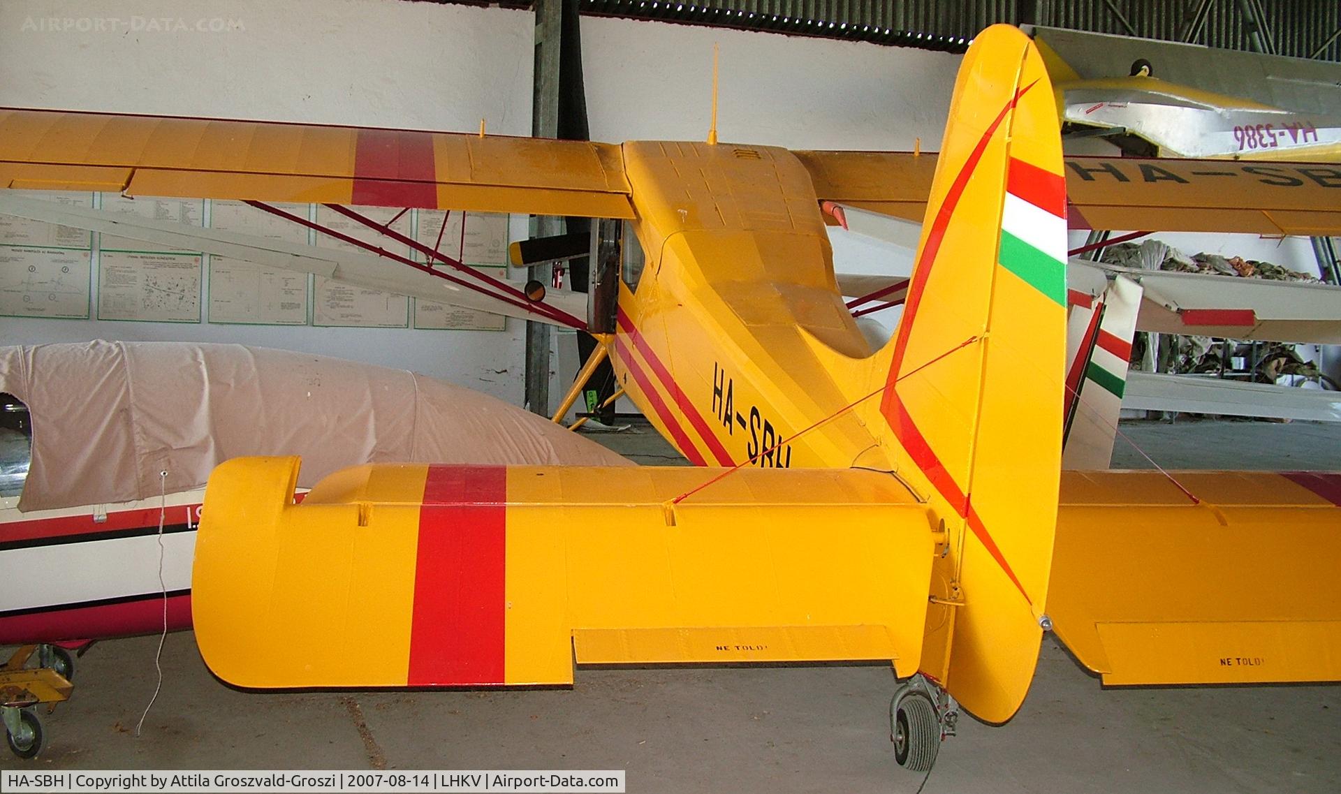 HA-SBH, 1967 PZL-Okecie PZL-101A Gawron C/N 107234, Kaposújlak Airport, Hungary