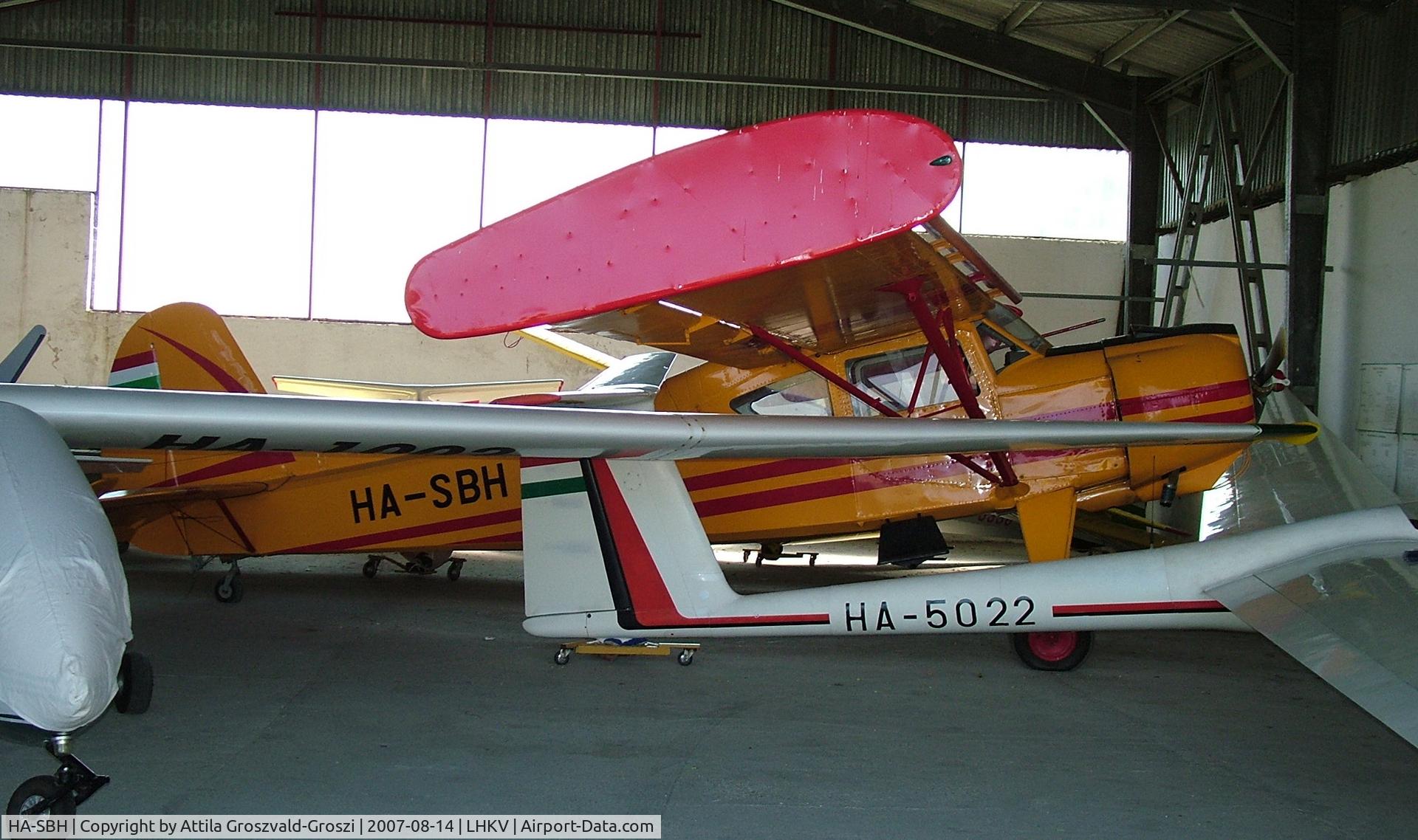 HA-SBH, 1967 PZL-Okecie PZL-101A Gawron C/N 107234, Kaposújlak Airport, Hungary