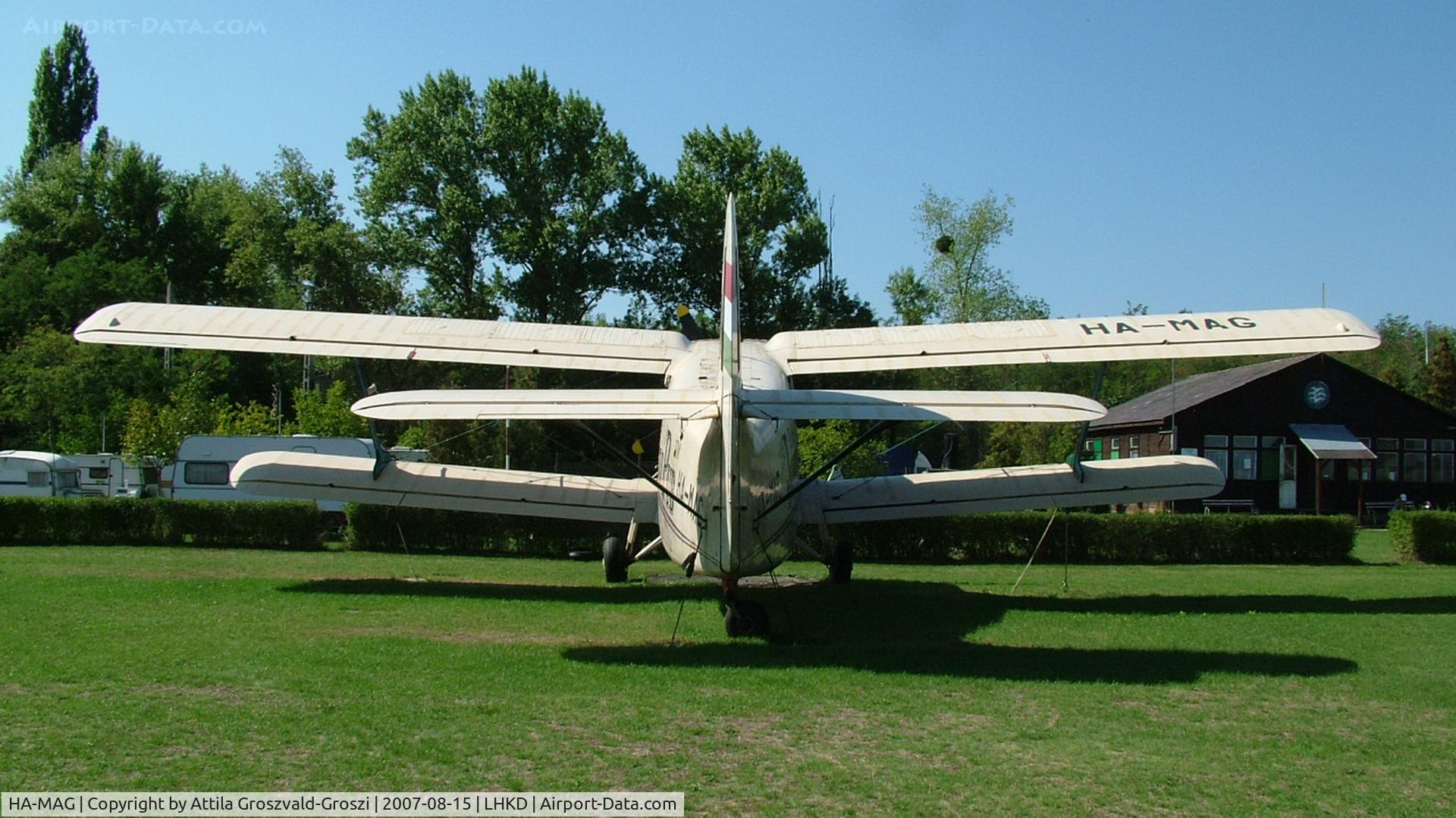 HA-MAG, Antonov (PZL-Mielec) An-2P C/N 1G114-36, Kecskéd Airfield, Hungary