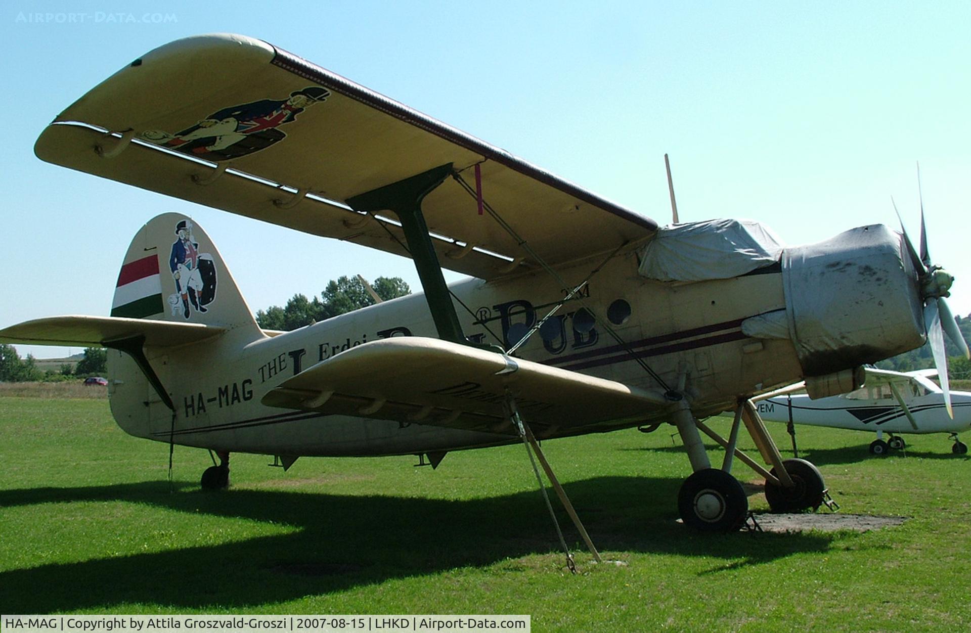 HA-MAG, Antonov (PZL-Mielec) An-2P C/N 1G114-36, Kecskéd Airfield, Hungary