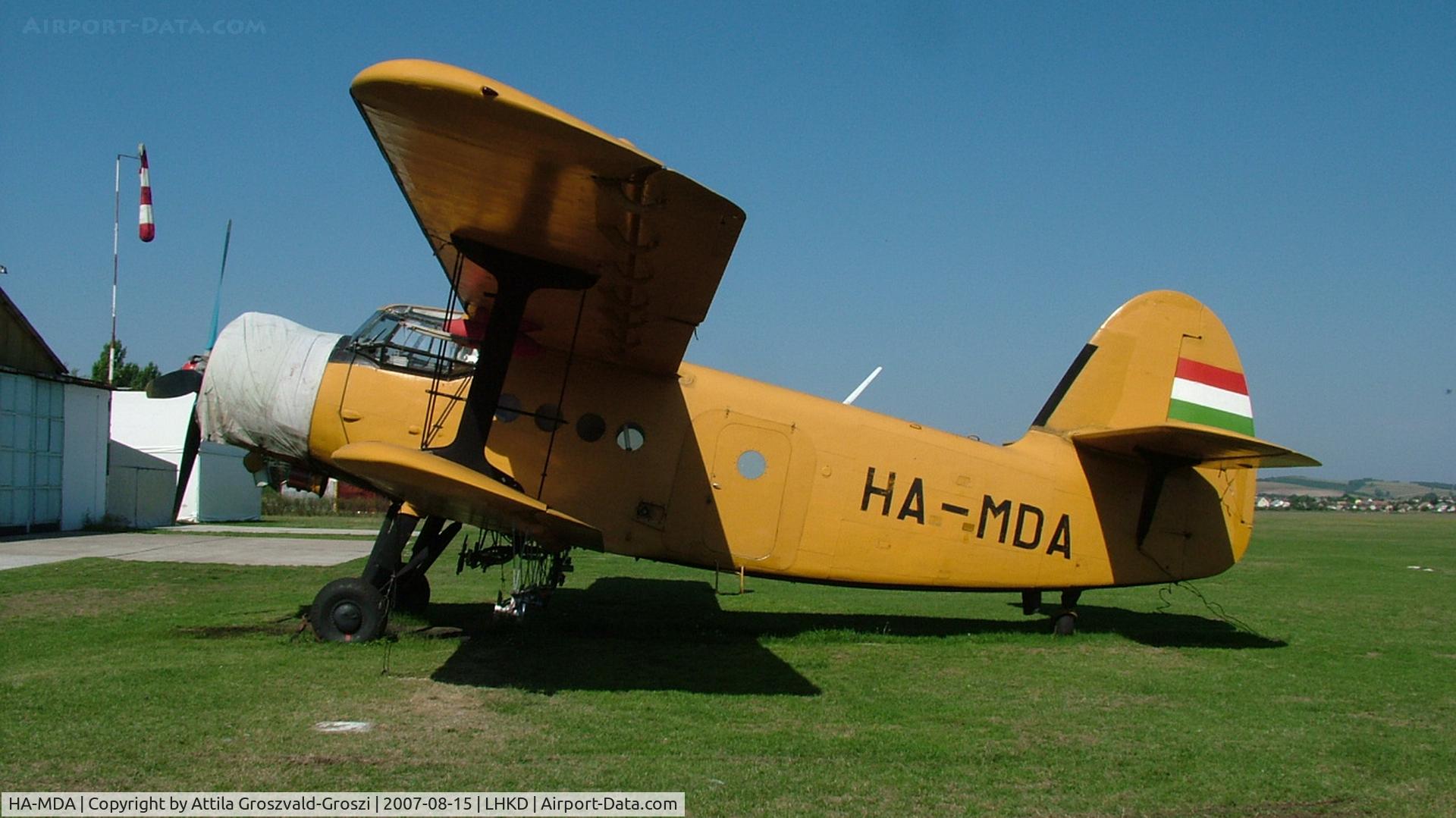 HA-MDA, 1977 PZL-Mielec An-2R C/N 1G176-23, Kecskéd Airfield, Hungary