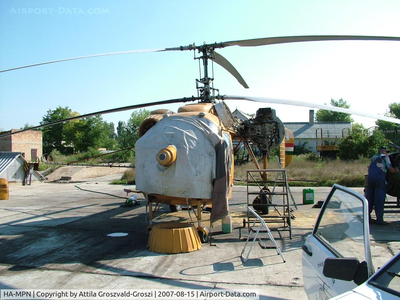 HA-MPN, 1978 Kamov Ka-26 Hoodlum C/N 7806312, Tata, agricultural depot, take-off field, Hungary