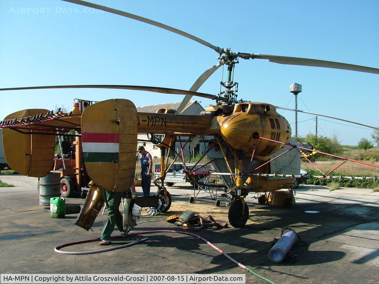 HA-MPN, 1978 Kamov Ka-26 Hoodlum C/N 7806312, Tata, agricultural depot, take-off field, Hungary