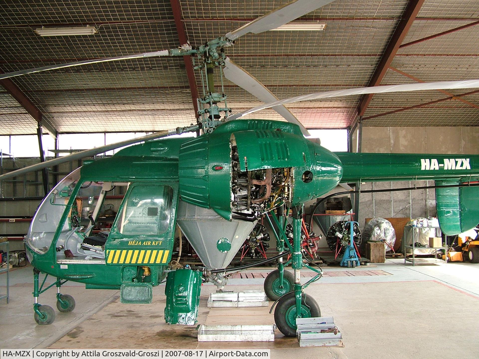 HA-MZX, 1971 Kamov Ka-26 Hoodlum C/N 7102003, Gyöngyöspata agricultural airport and take-off field