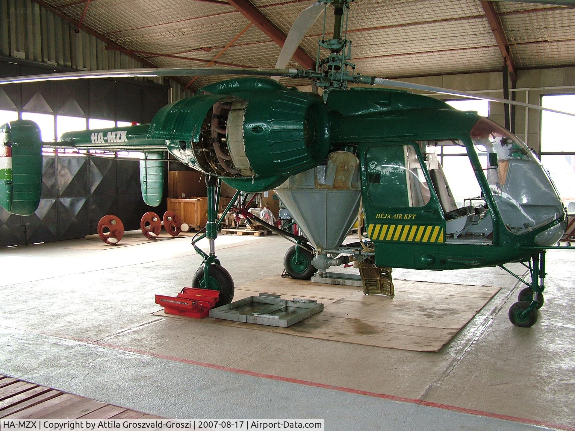 HA-MZX, 1971 Kamov Ka-26 Hoodlum C/N 7102003, Gyöngyöspata agricultural airport and take-off field