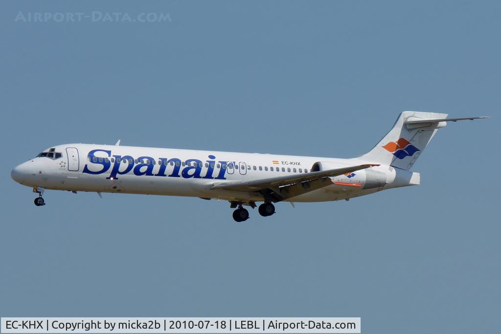 EC-KHX, 1999 Boeing 717-2K9 C/N 55053, Landing