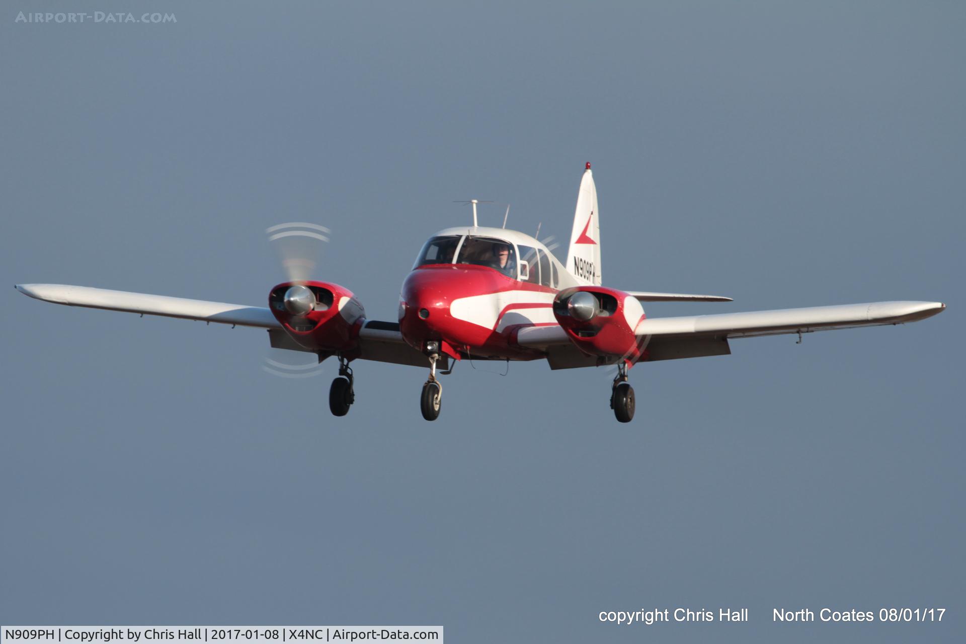 N909PH, Piper PA-23-160 Apache C/N 23-1800, at the Brass Monkey fly in, North Coates