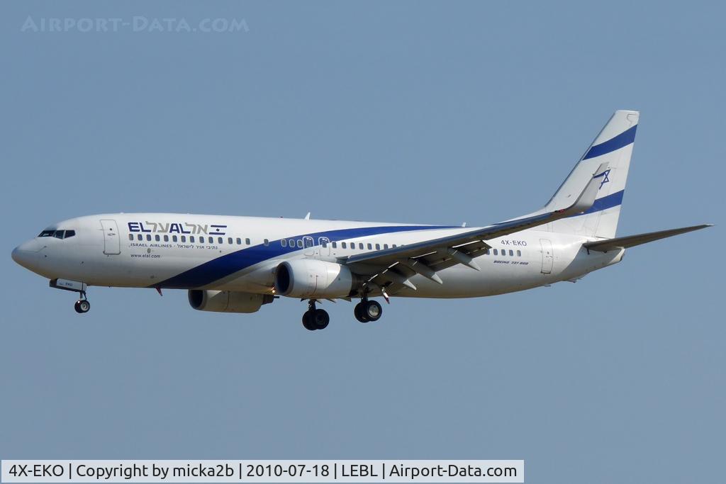 4X-EKO, 2003 Boeing 737-86Q C/N 30287, Landing