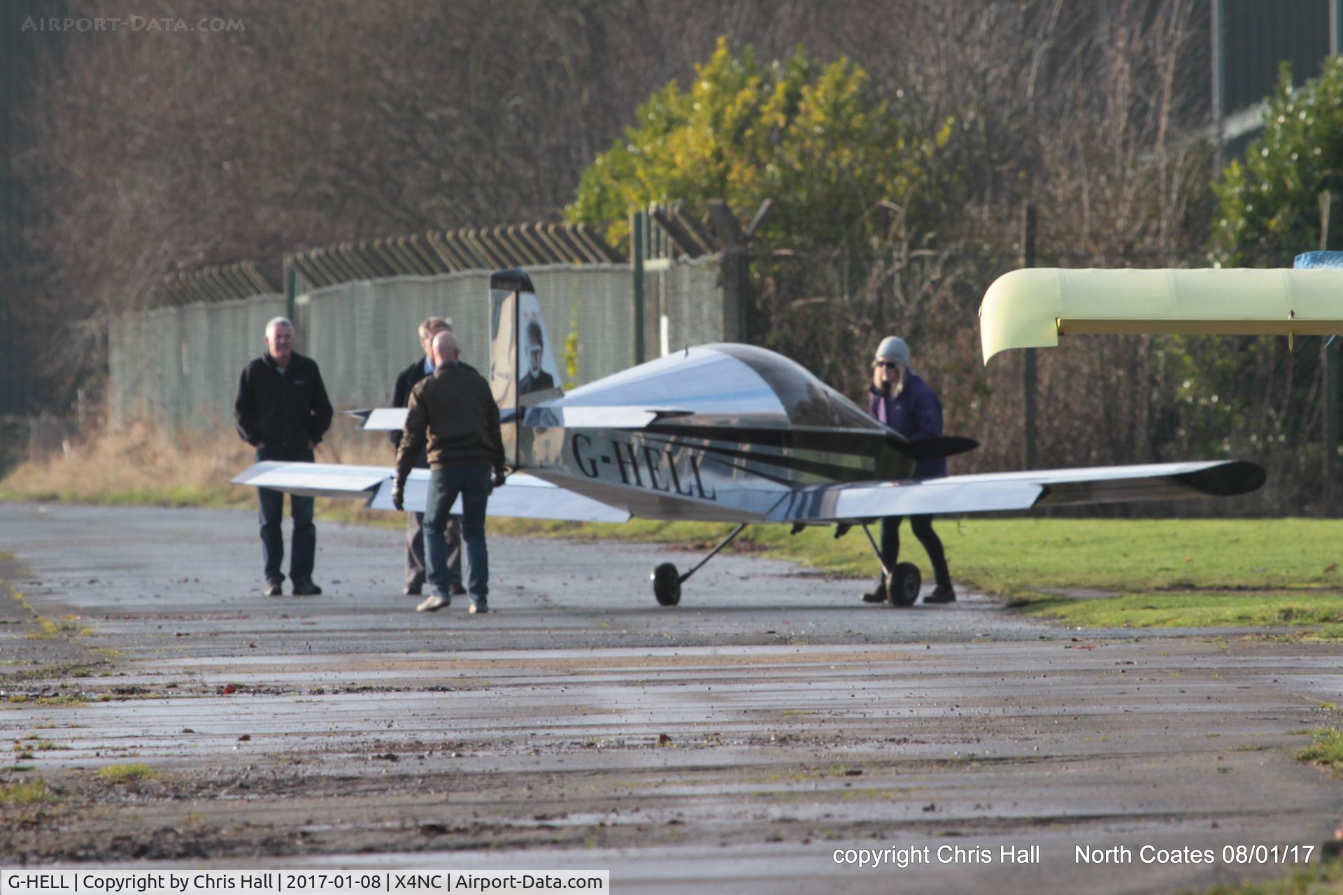 G-HELL, 2015 Sonex 3300 C/N LAA 337-15182, at the Brass Monkey fly in, North Coates