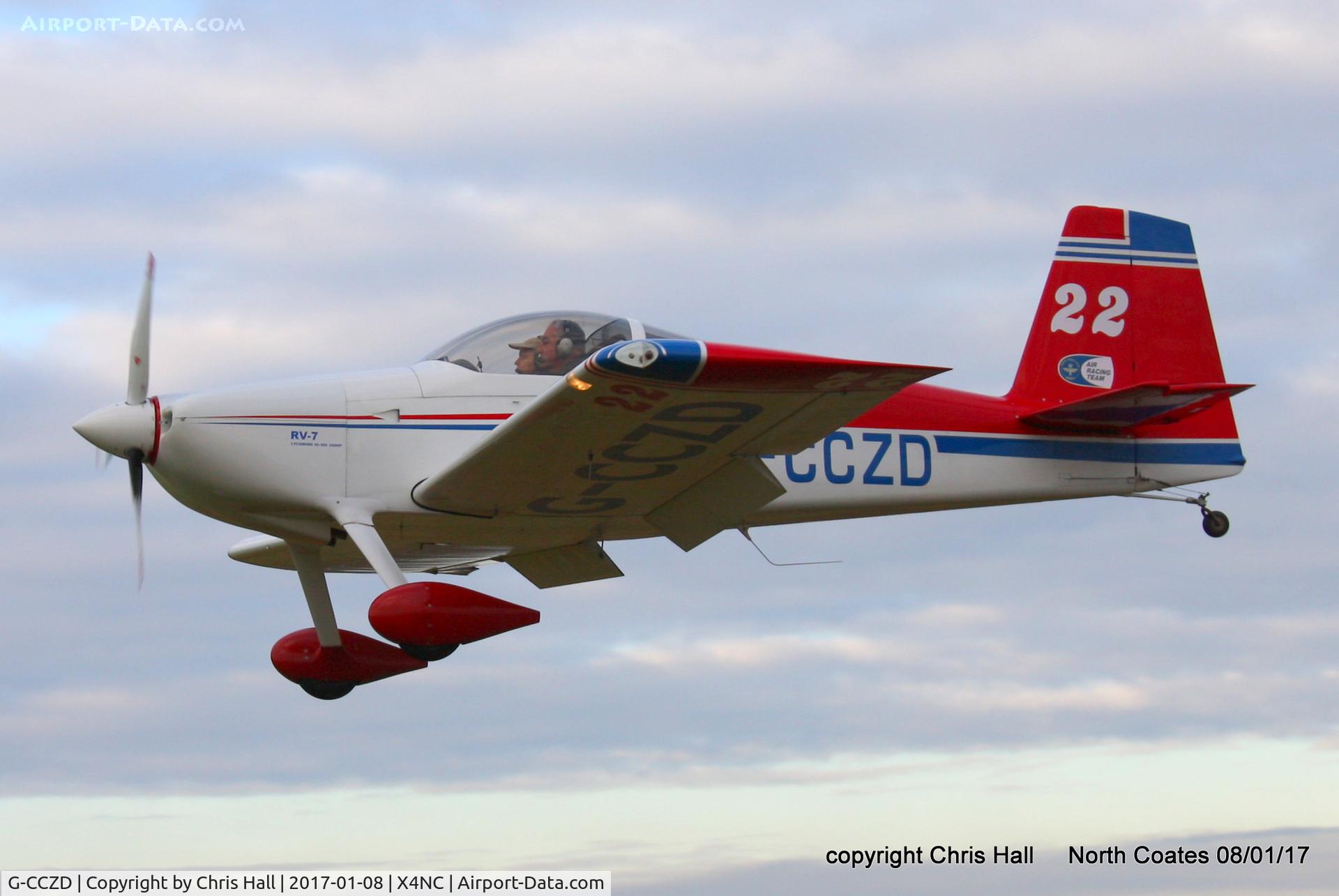 G-CCZD, 2004 Vans RV-7 C/N PFA 323-14087, at the Brass Monkey fly in, North Coates