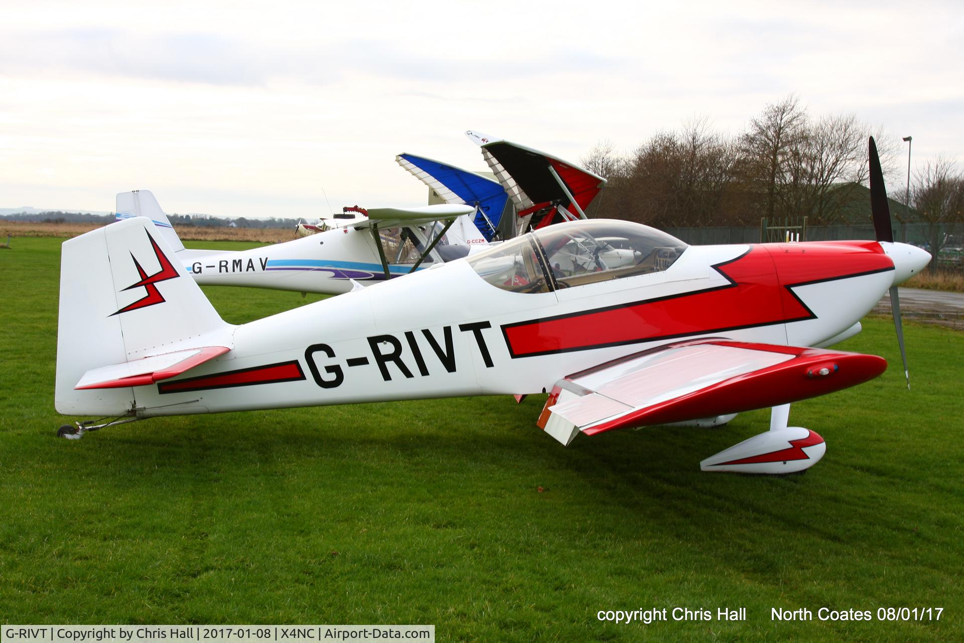 G-RIVT, 1996 Vans RV-6 C/N PFA 181-12743, at the Brass Monkey fly in, North Coates