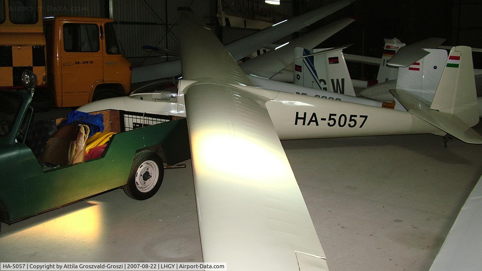 HA-5057, 1965 Schleicher Ka-6CR Rhonsegler C/N 6399, Atkár-Gyöngyöshalász Airfield, Hungary