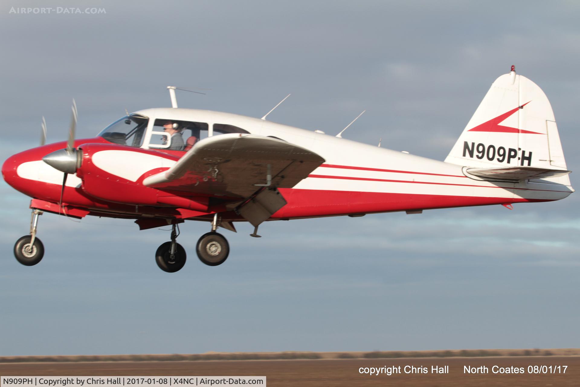 N909PH, Piper PA-23-160 Apache C/N 23-1800, at the Brass Monkey fly in, North Coates