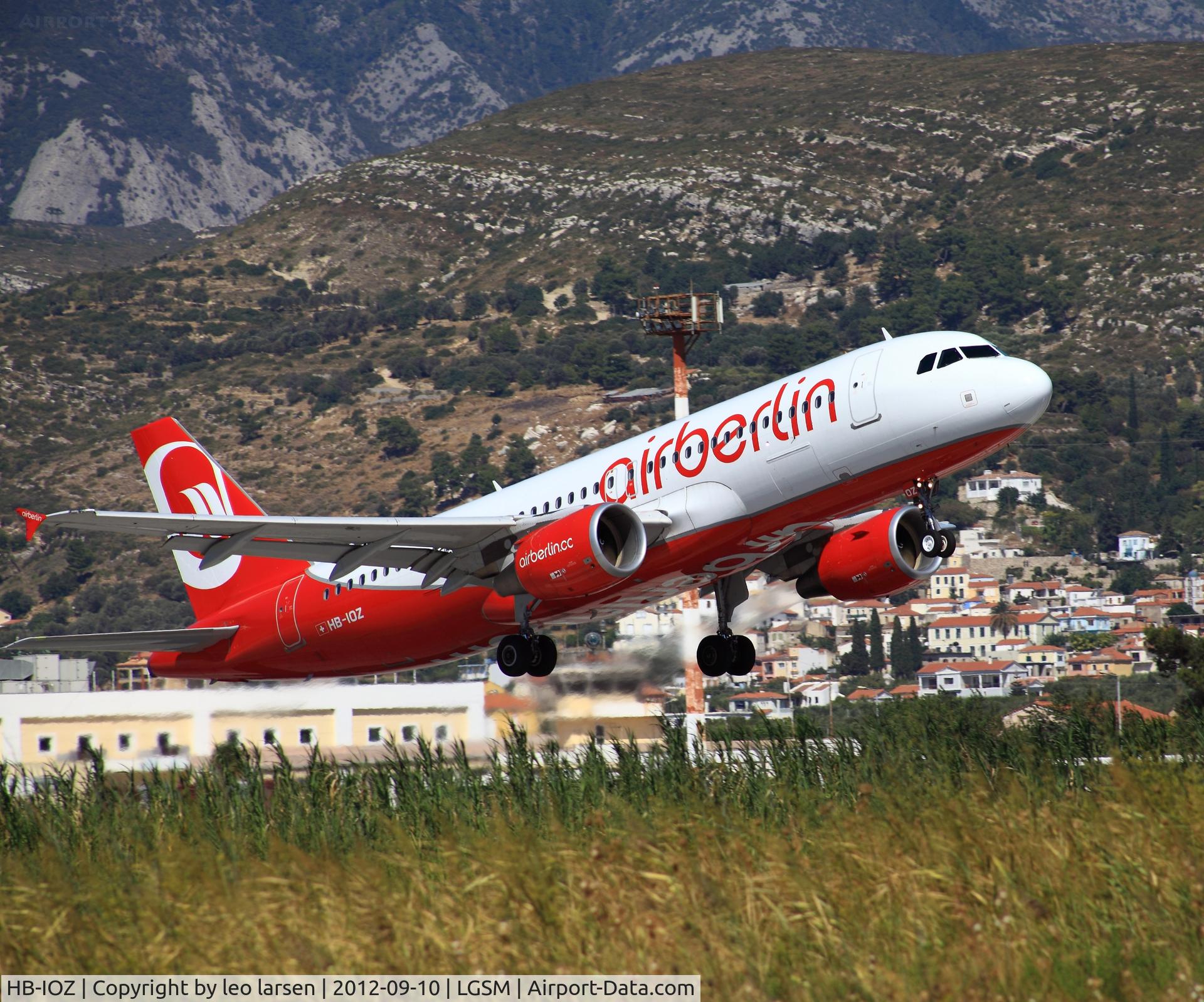 HB-IOZ, 2010 Airbus A320-214 C/N 4294, Samos 10.9.2012