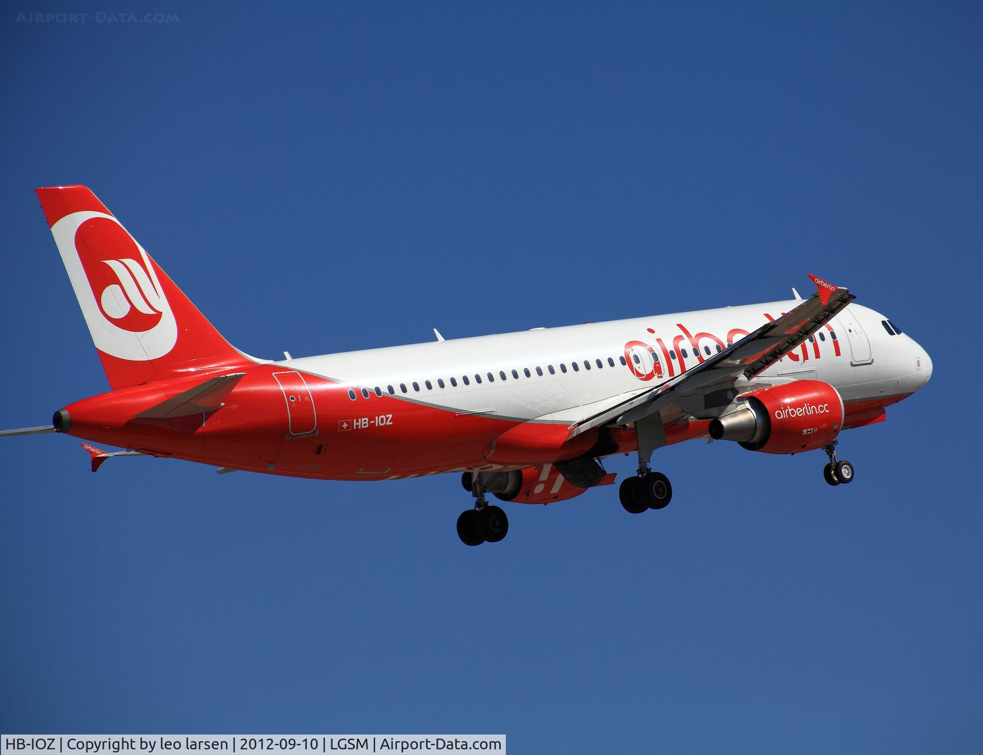 HB-IOZ, 2010 Airbus A320-214 C/N 4294, Samos 10.9.2012