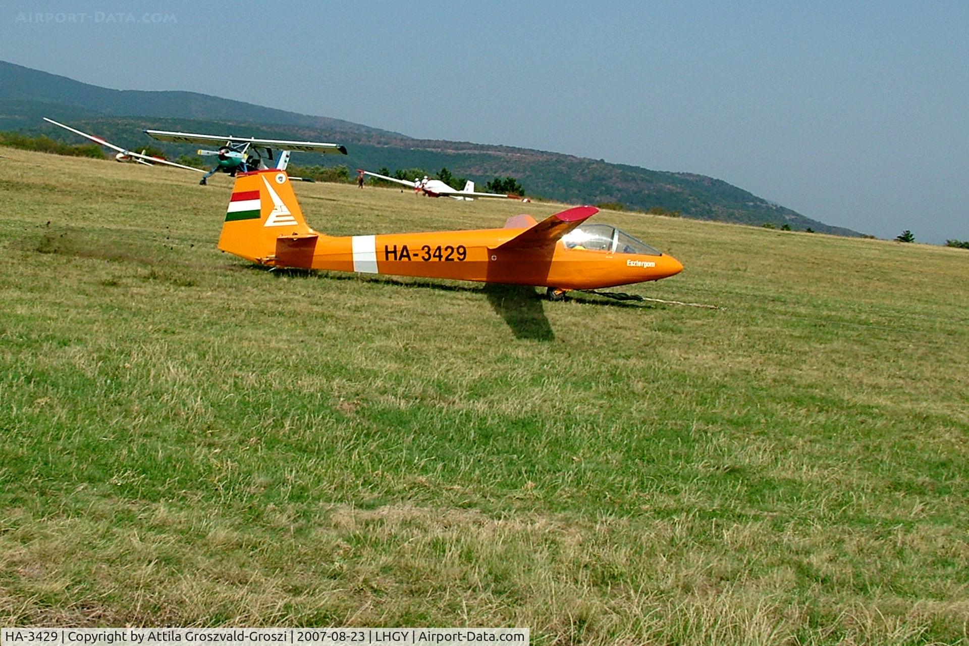 HA-3429, 1967 Rubik E-31 Esztergom C/N E-1309, Gyöngyös-Pipishegy Airfield, Hungary