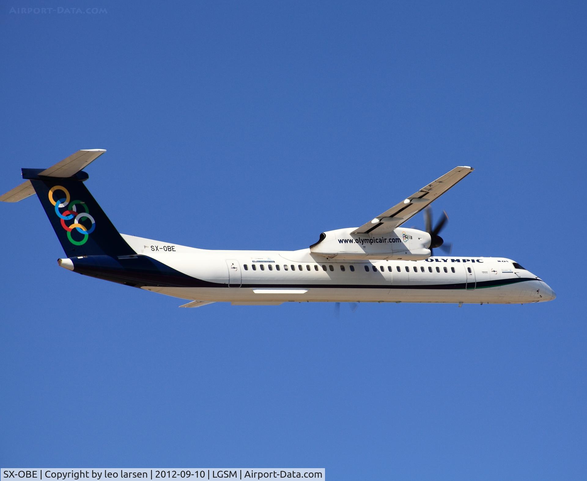 SX-OBE, 2010 Bombardier DHC-8-402 Q400 Dash 8 C/N 4314, Samos 10.9.2012