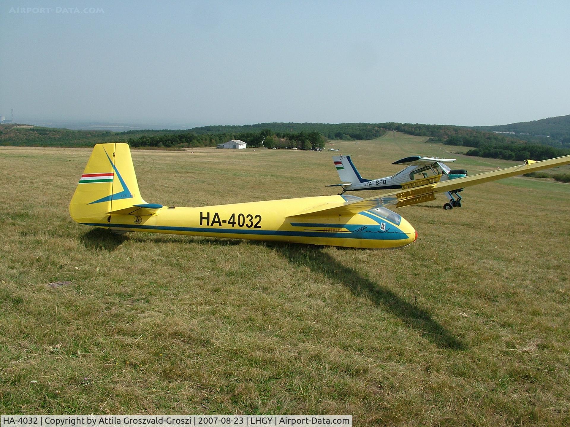 HA-4032, 1961 PZL-Bielsko SZD-22C Mucha Standard C/N F-645, Gyöngyös-Pipishegy Airfield, Hungary