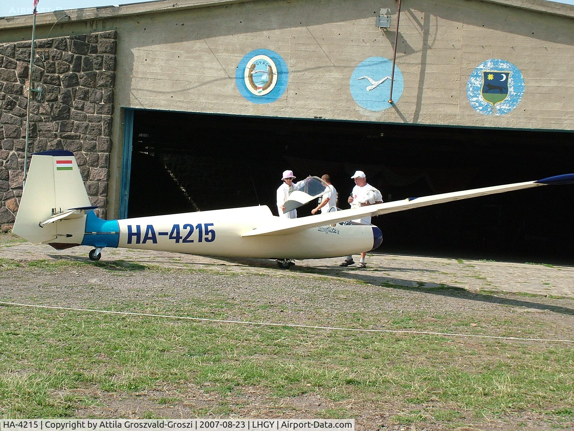 HA-4215, 1958 Rubik R-22SV Super Futar C C/N E-1157, Gyöngyös-Pipishegy Airfield, Hungary