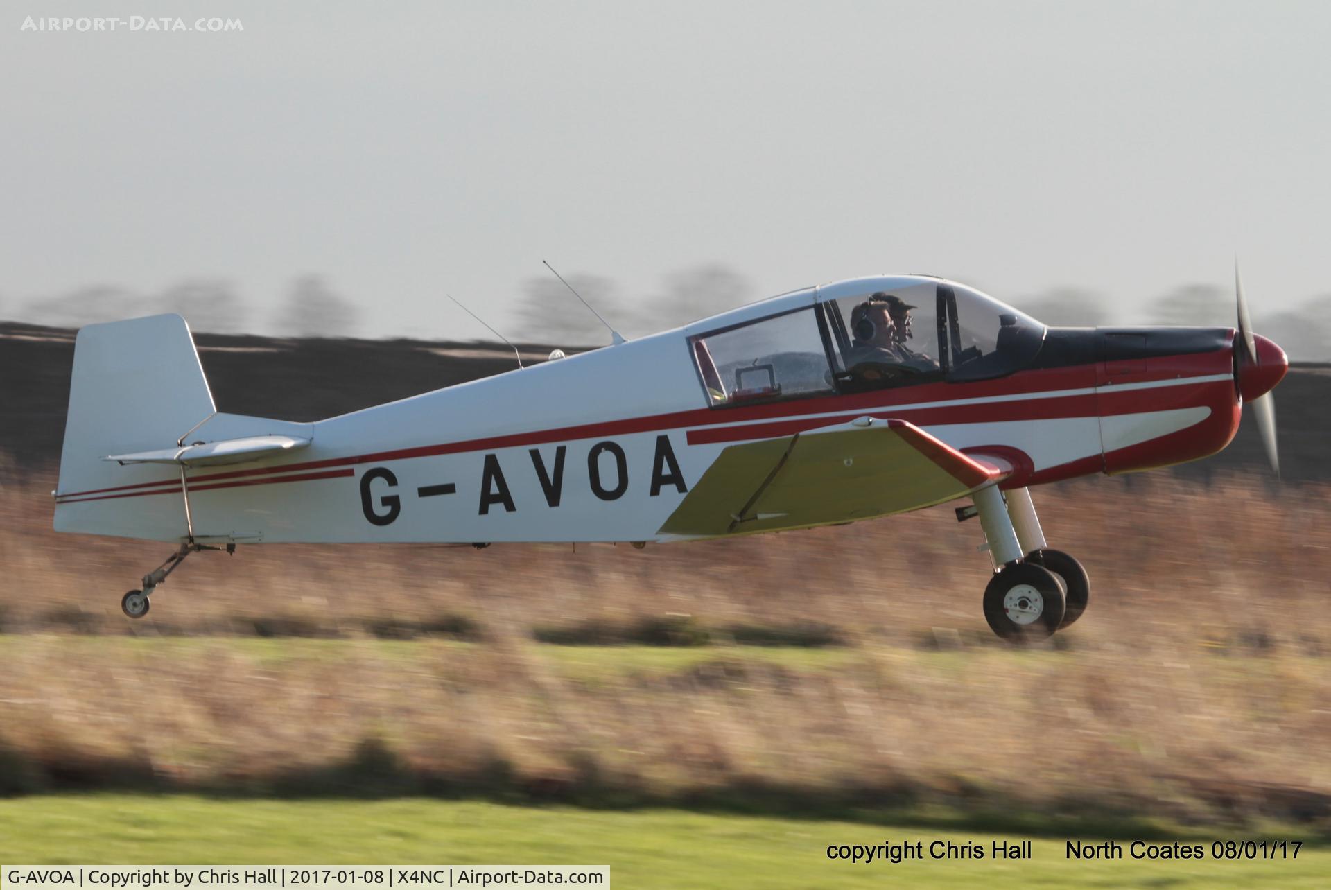 G-AVOA, 1961 SAN Jodel DR-1050 Ambassadeur C/N 195, at the Brass Monkey fly in, North Coates