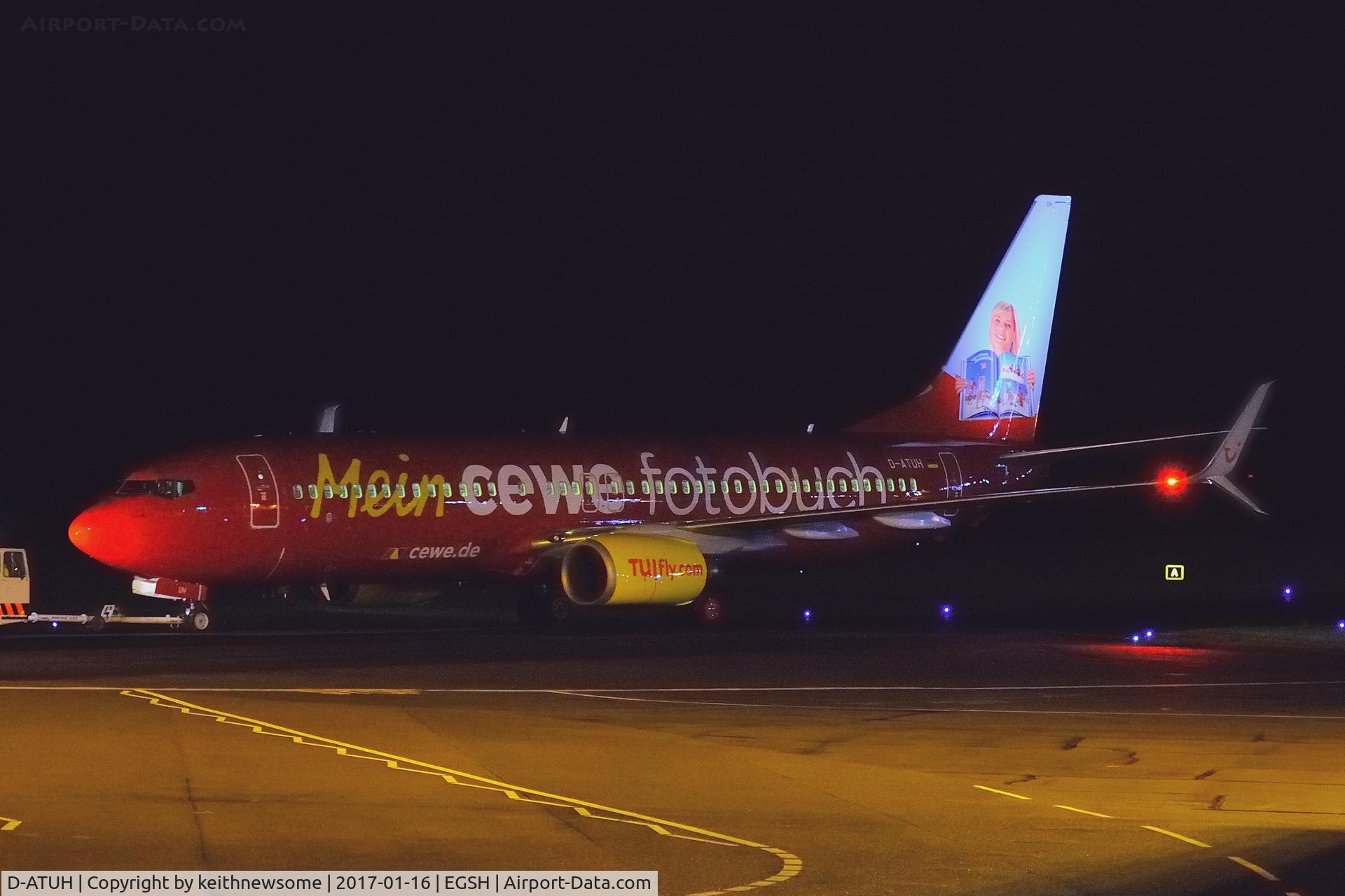 D-ATUH, 2006 Boeing 737-8K5 C/N 34689, 'My Photo Book' logo jet.