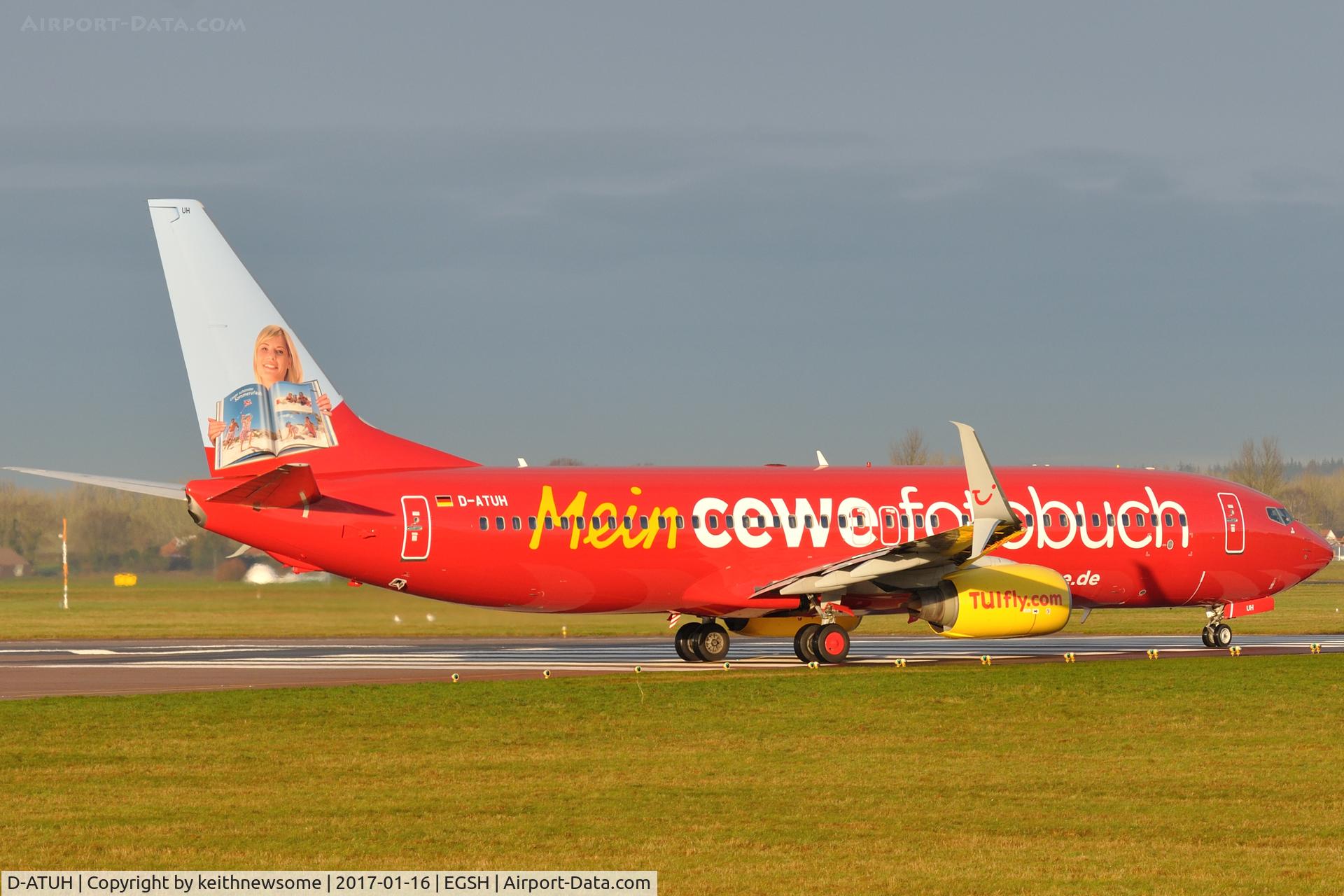 D-ATUH, 2006 Boeing 737-8K5 C/N 34689, 'My Photo Book' logo jet.