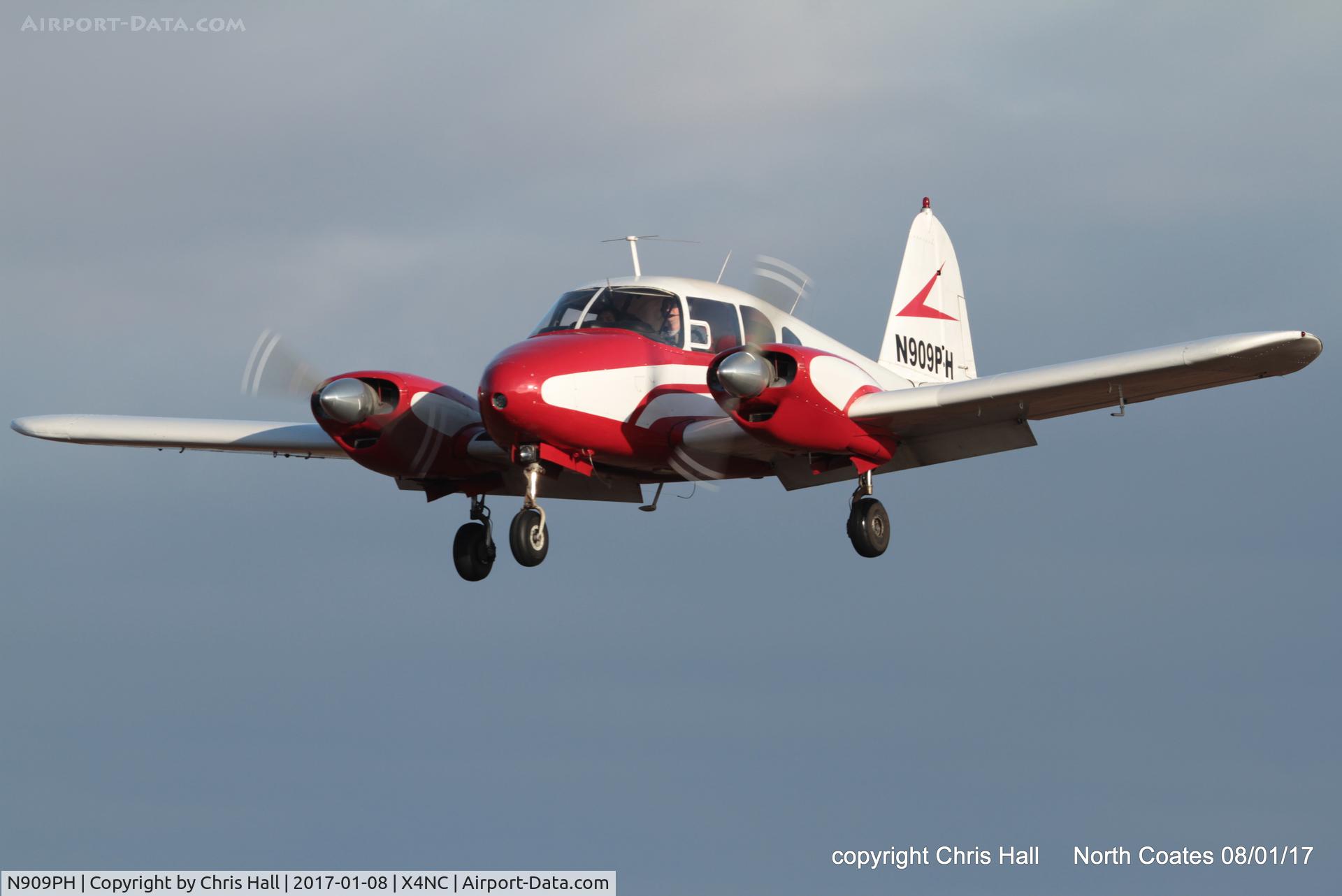 N909PH, Piper PA-23-160 Apache C/N 23-1800, at the Brass Monkey fly in, North Coates