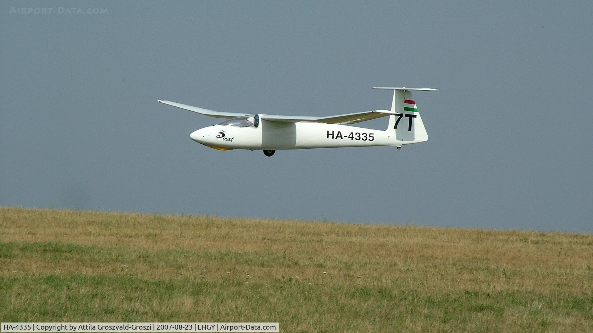 HA-4335, 1975 PZL-Bielsko SZD-30 Pirat C/N S-04.49, Gyöngyös-Pipishegy Airfield, Hungary