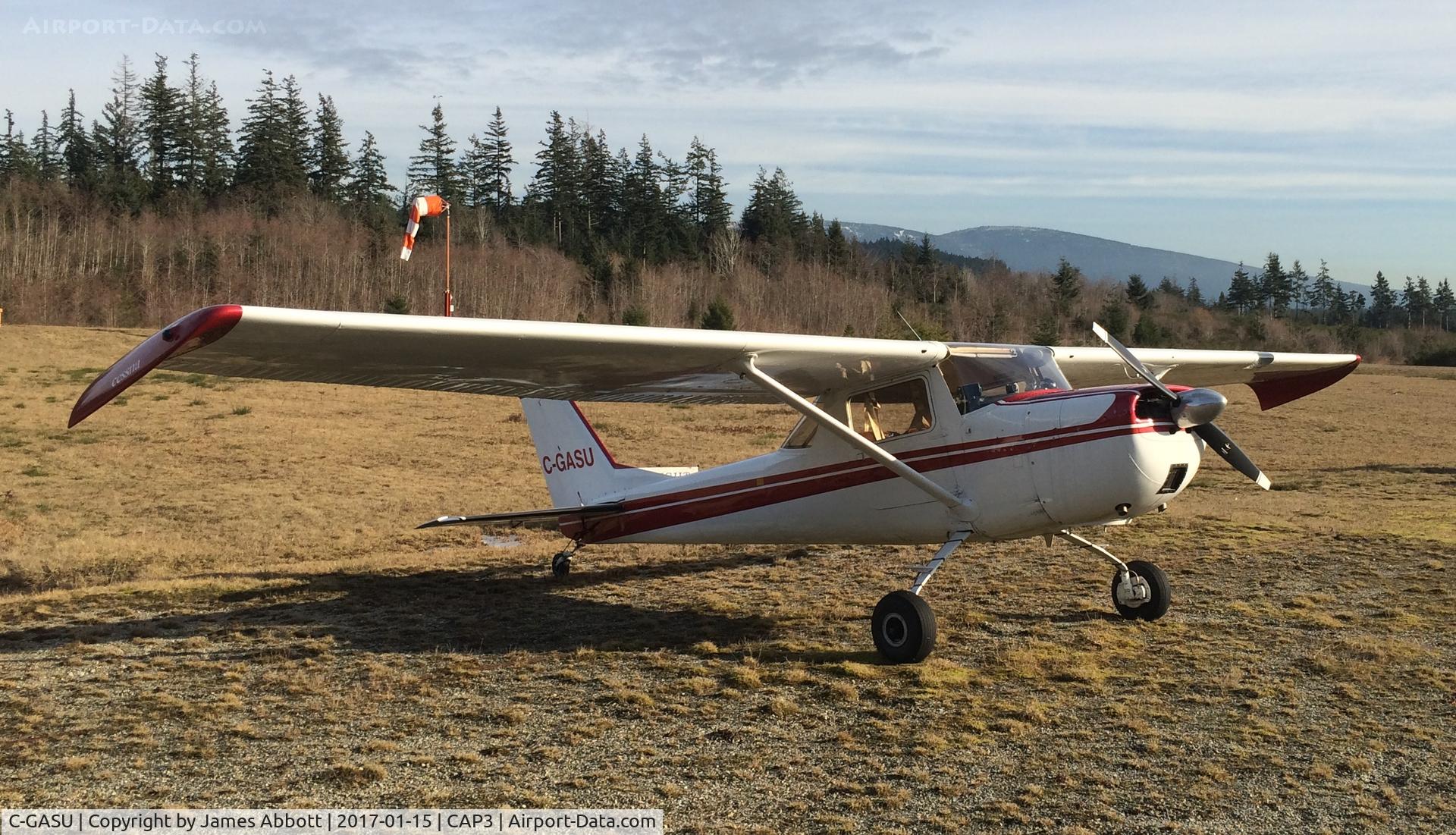 C-GASU, 1967 Cessna 150G C/N 15067153, C-GASU at Sechelt after my first longer distance cross country