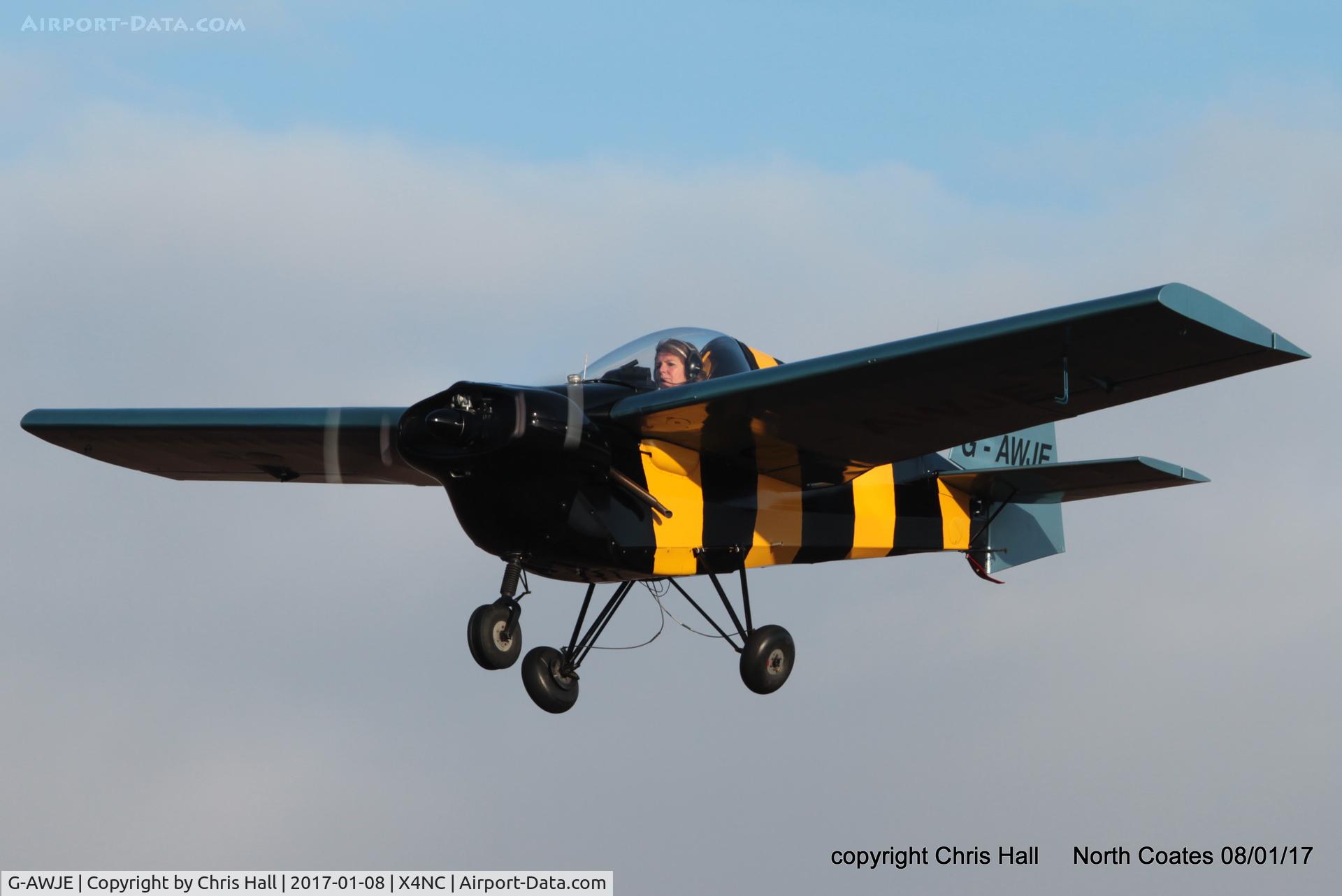 G-AWJE, 1968 Tipsy T-66 Nipper Mk 3 C/N S121, at the Brass Monkey fly in, North Coates