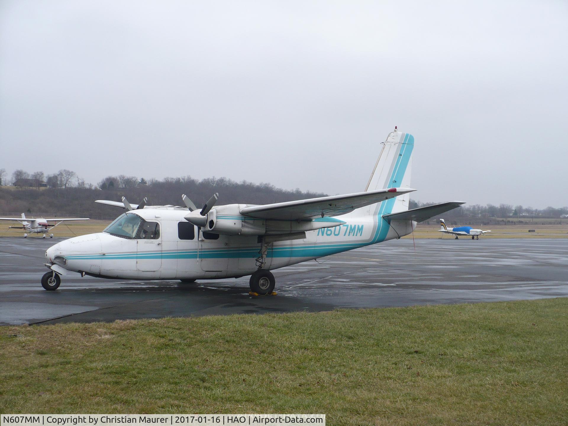 N607MM, 1967 Aero Commander 500-U C/N 1712-25, Aero Commander 500-U