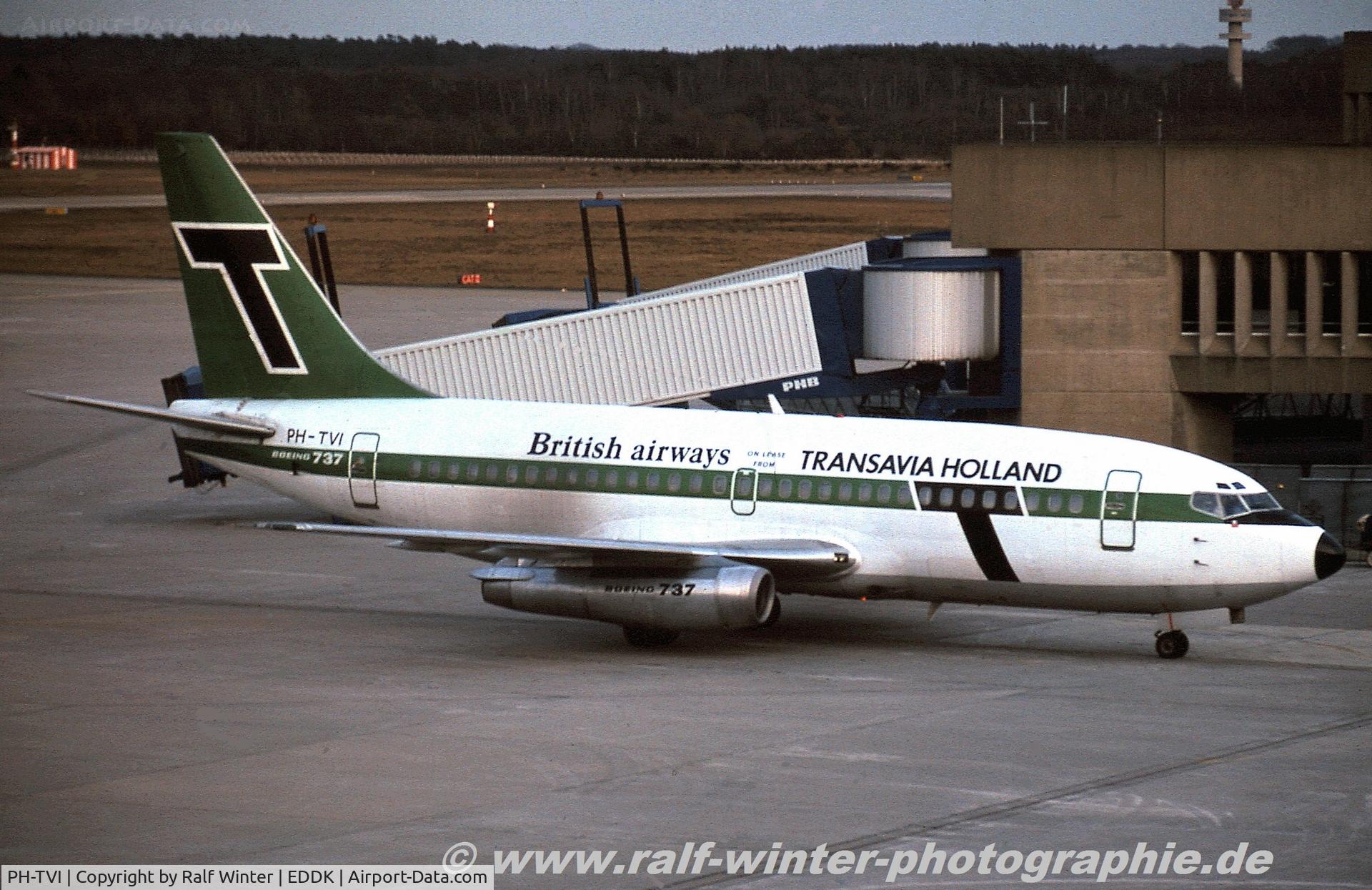 PH-TVI, 1969 Boeing 737-222 C/N 19940, Boeing 737-222 - Britisch Airways leased from Transsavia Holland - PH-TVI - 1978 - CGN