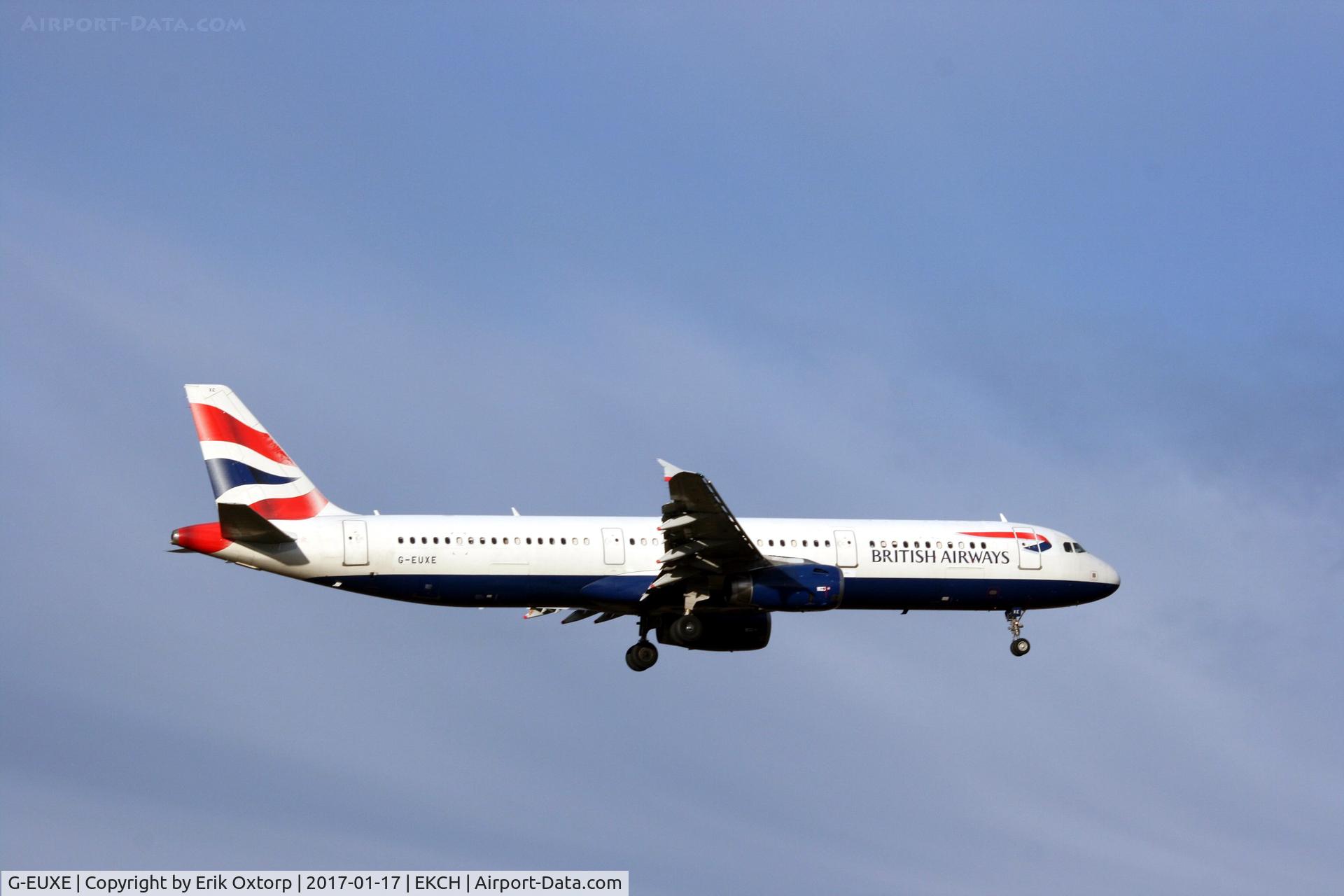G-EUXE, 2004 Airbus A321-231 C/N 2323, G-EUXE landing rw 04L