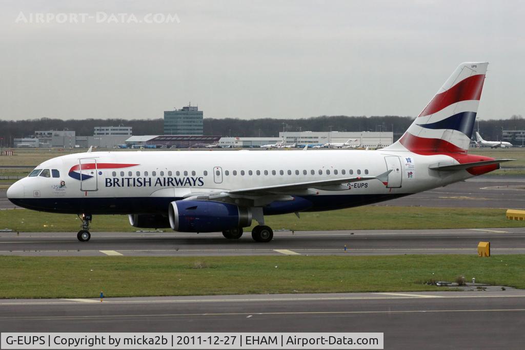 G-EUPS, 2000 Airbus A319-131 C/N 1338, Taxiing