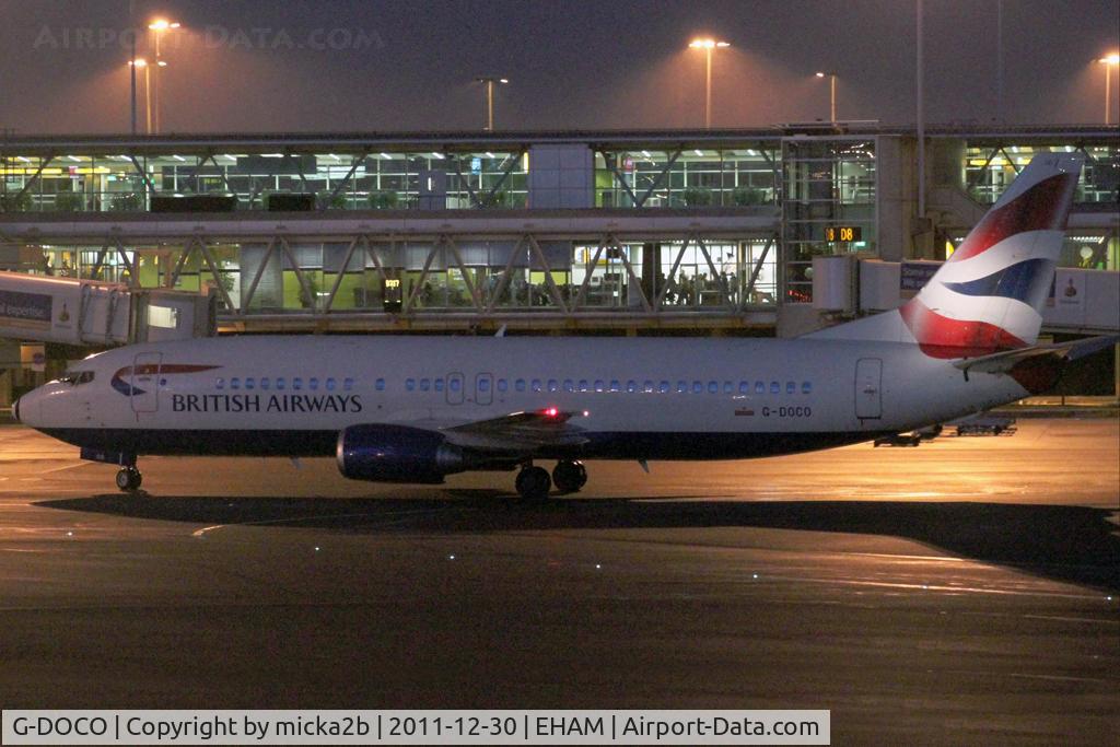 G-DOCO, 1992 Boeing 737-436 C/N 25849, Taxiing