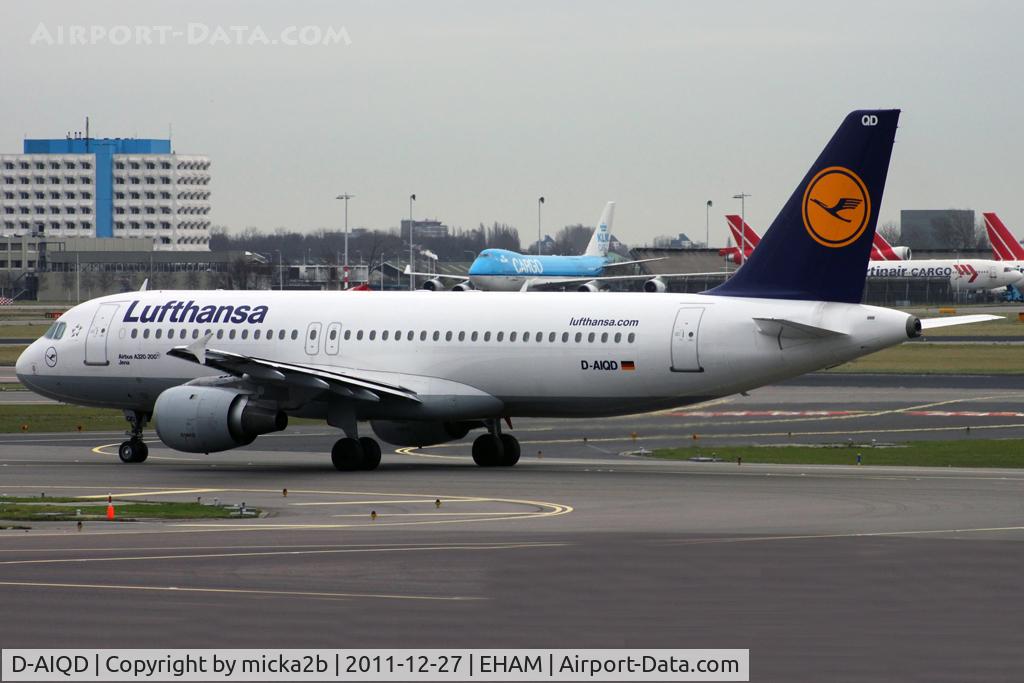 D-AIQD, 1991 Airbus A320-211 C/N 0202, Taxiing