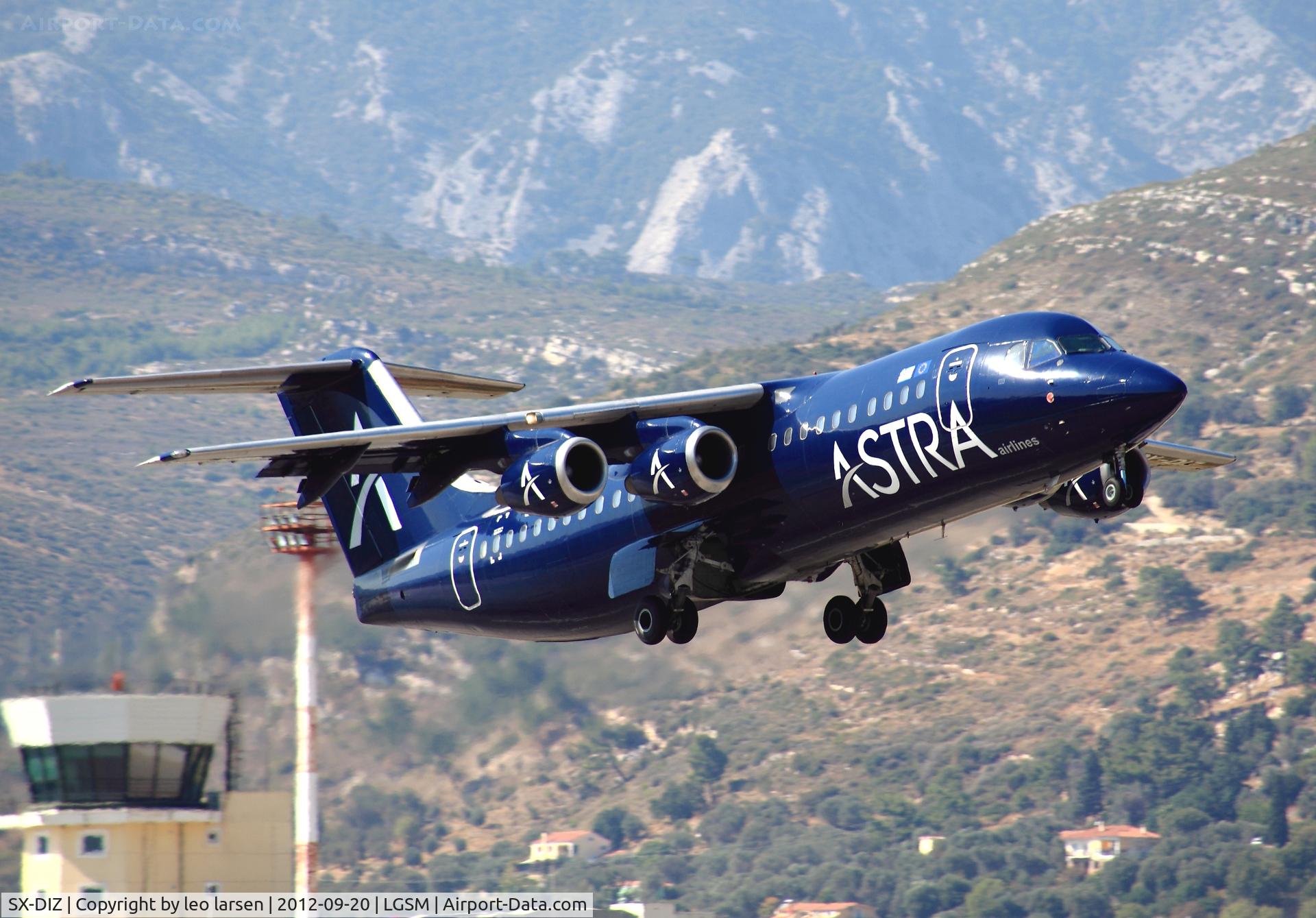SX-DIZ, 1991 British Aerospace BAe.146-300 C/N E3206, Samos 20.9.2012