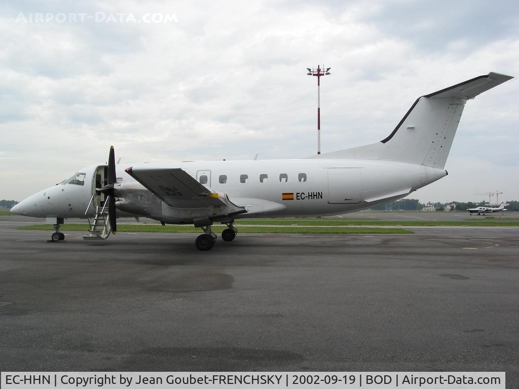 EC-HHN, 1988 Embraer EMB-120RT Brasilia C/N 120103, Ibertrans Aereas (Charter Auxerre football team)