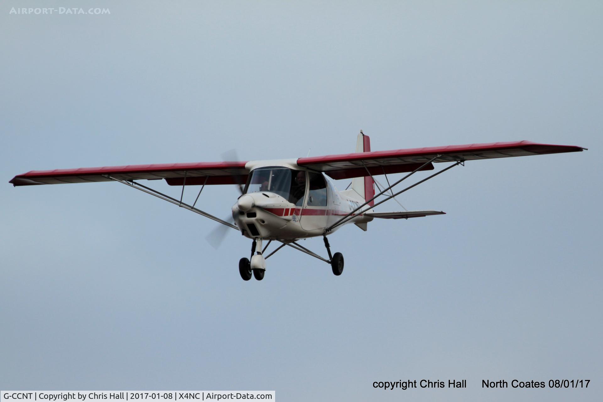 G-CCNT, 2003 Comco Ikarus C42 FB80 C/N 0311-6585, at the Brass Monkey fly in, North Coates