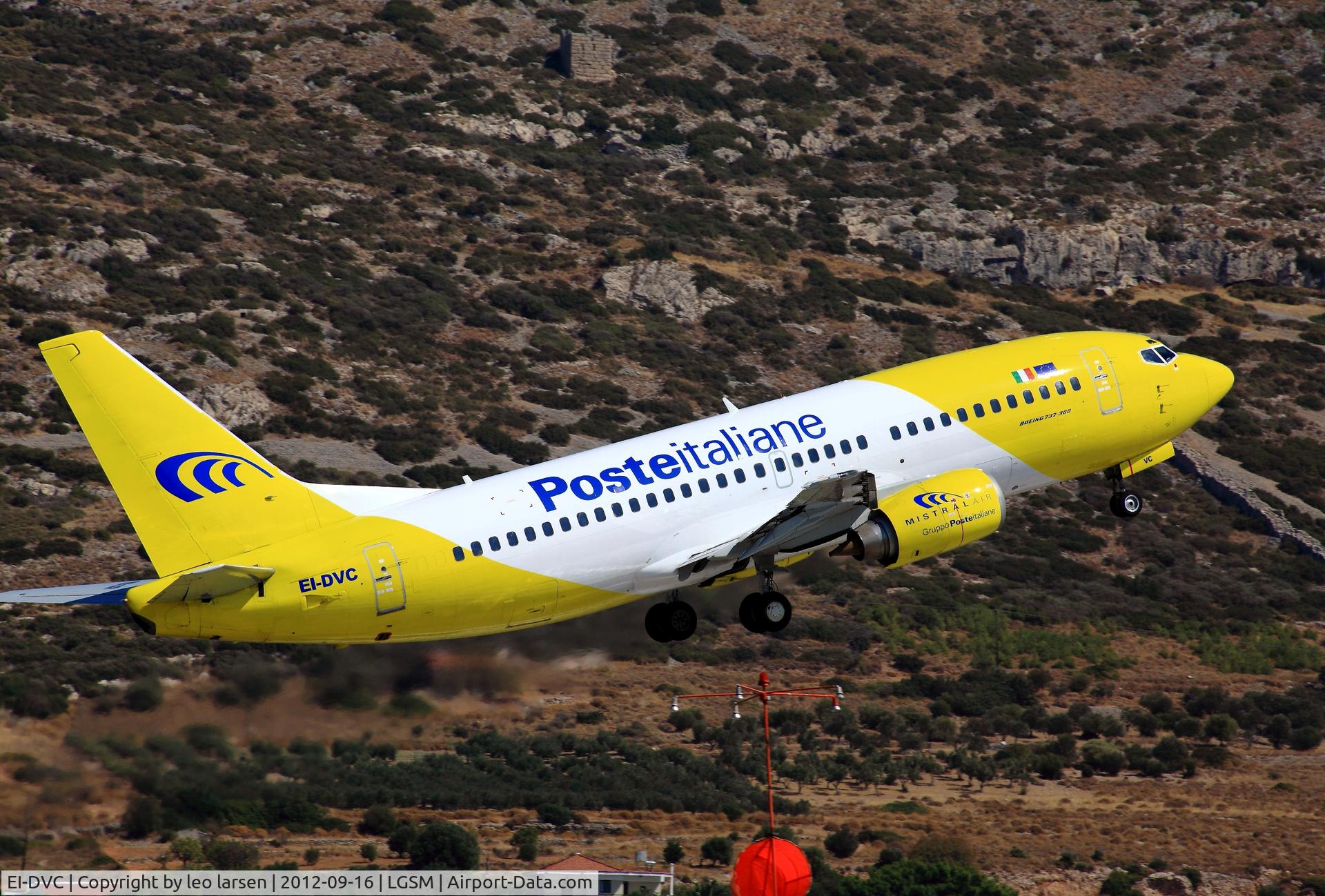 EI-DVC, 1991 Boeing 737-33A(QC) C/N 25426, Samos 16.9.2012